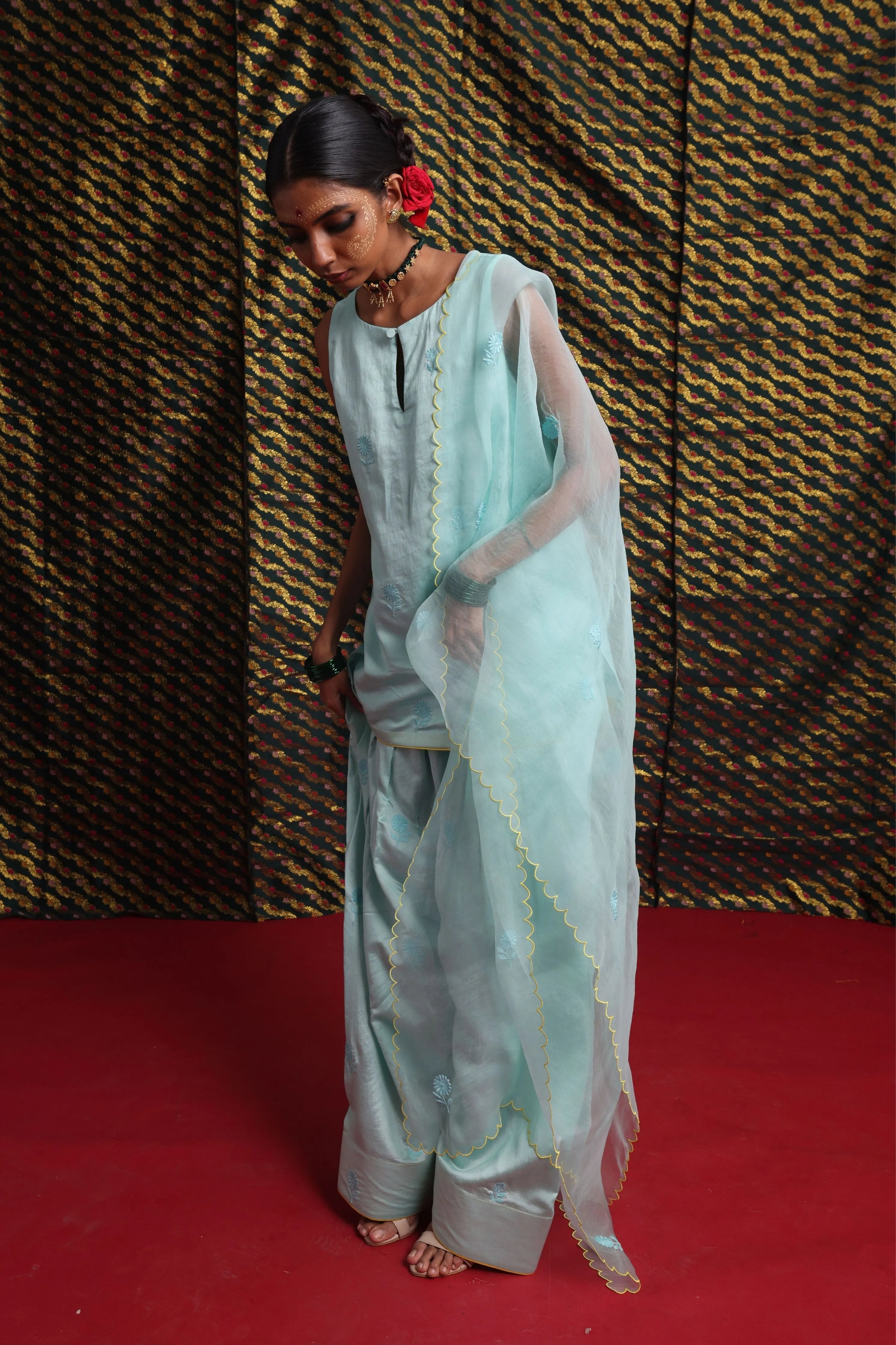 Roop Chameli Kurta & Farshi Salwar