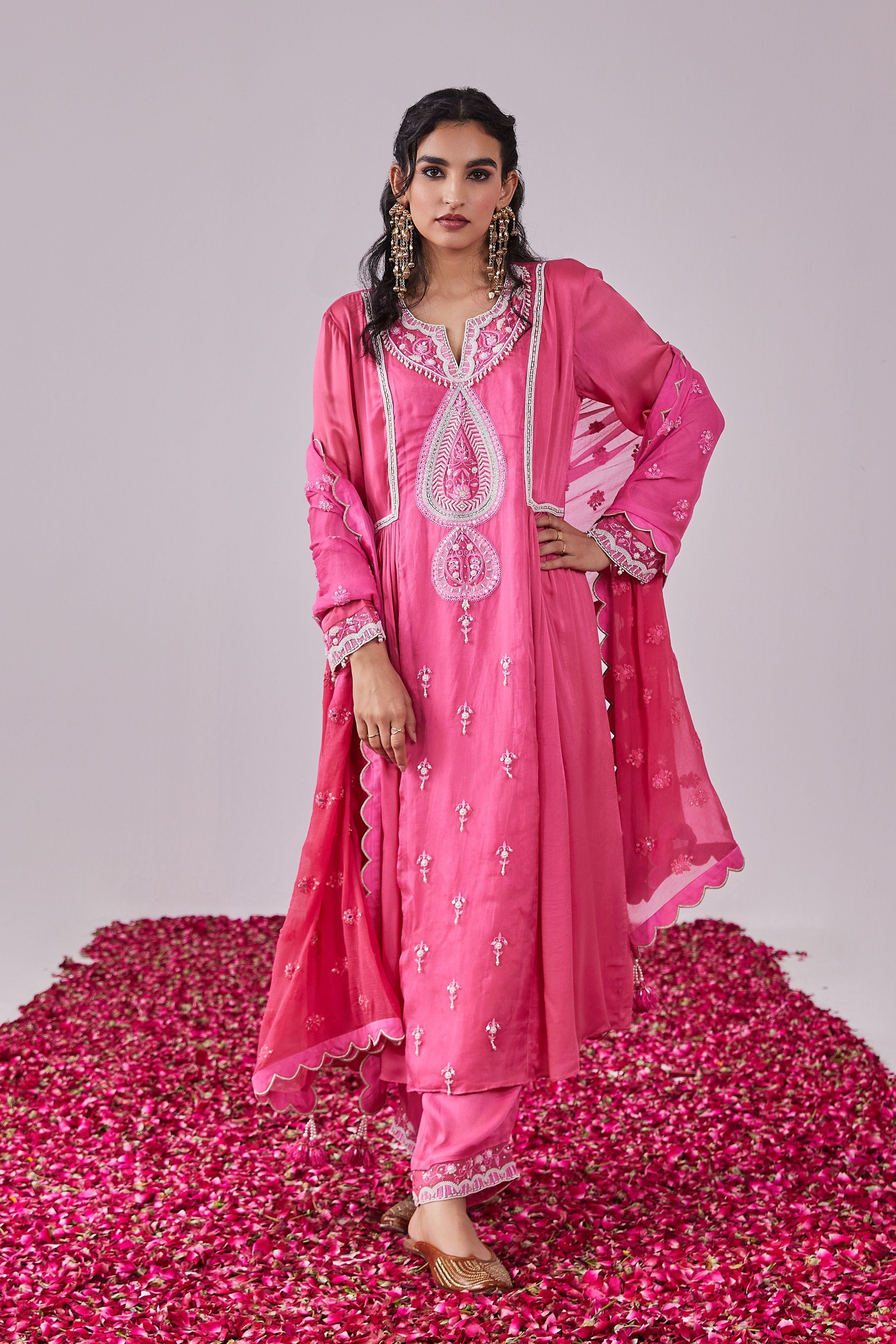Rose Pink Kurta Set