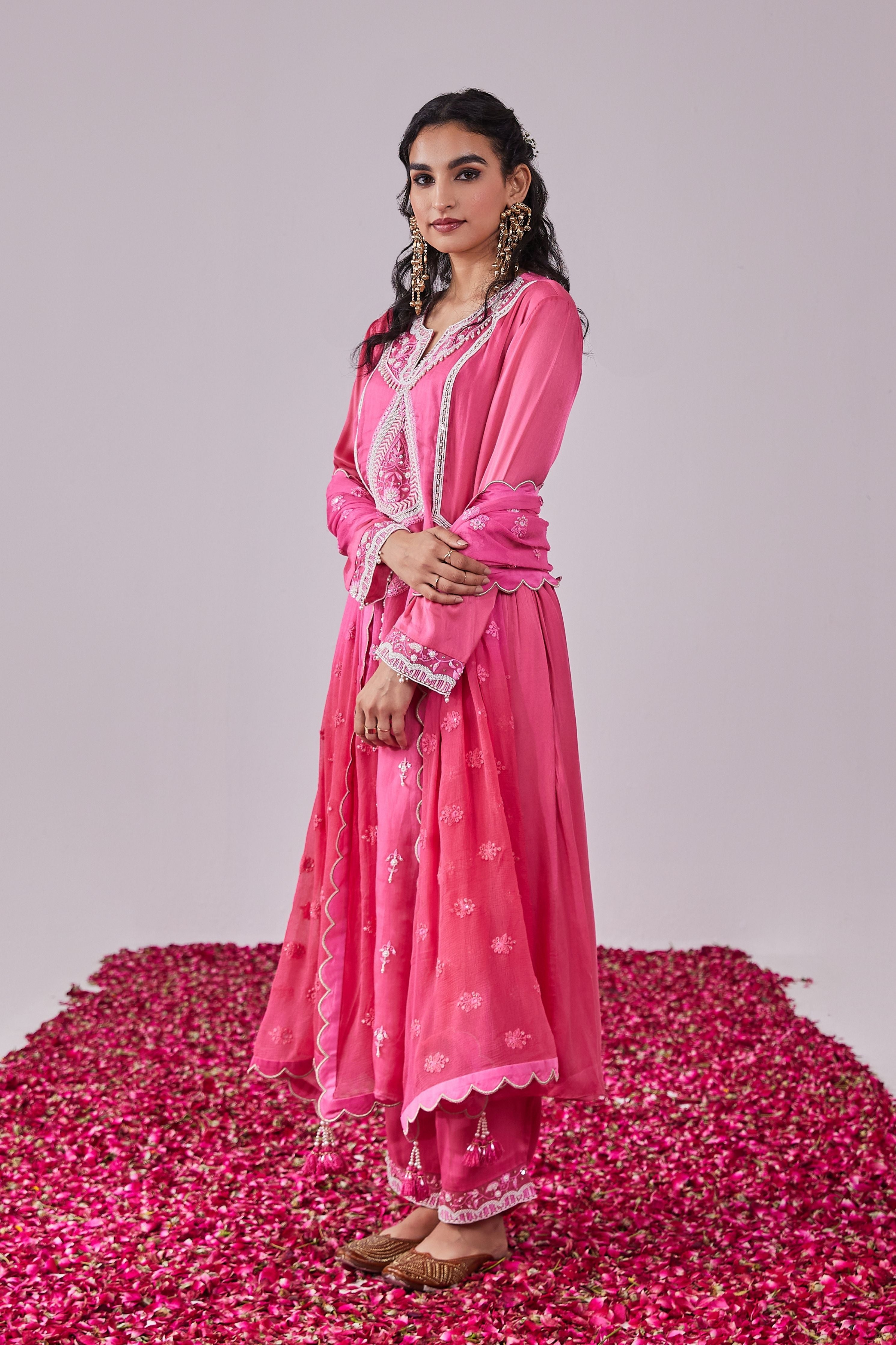 Rose Pink Kurta Set