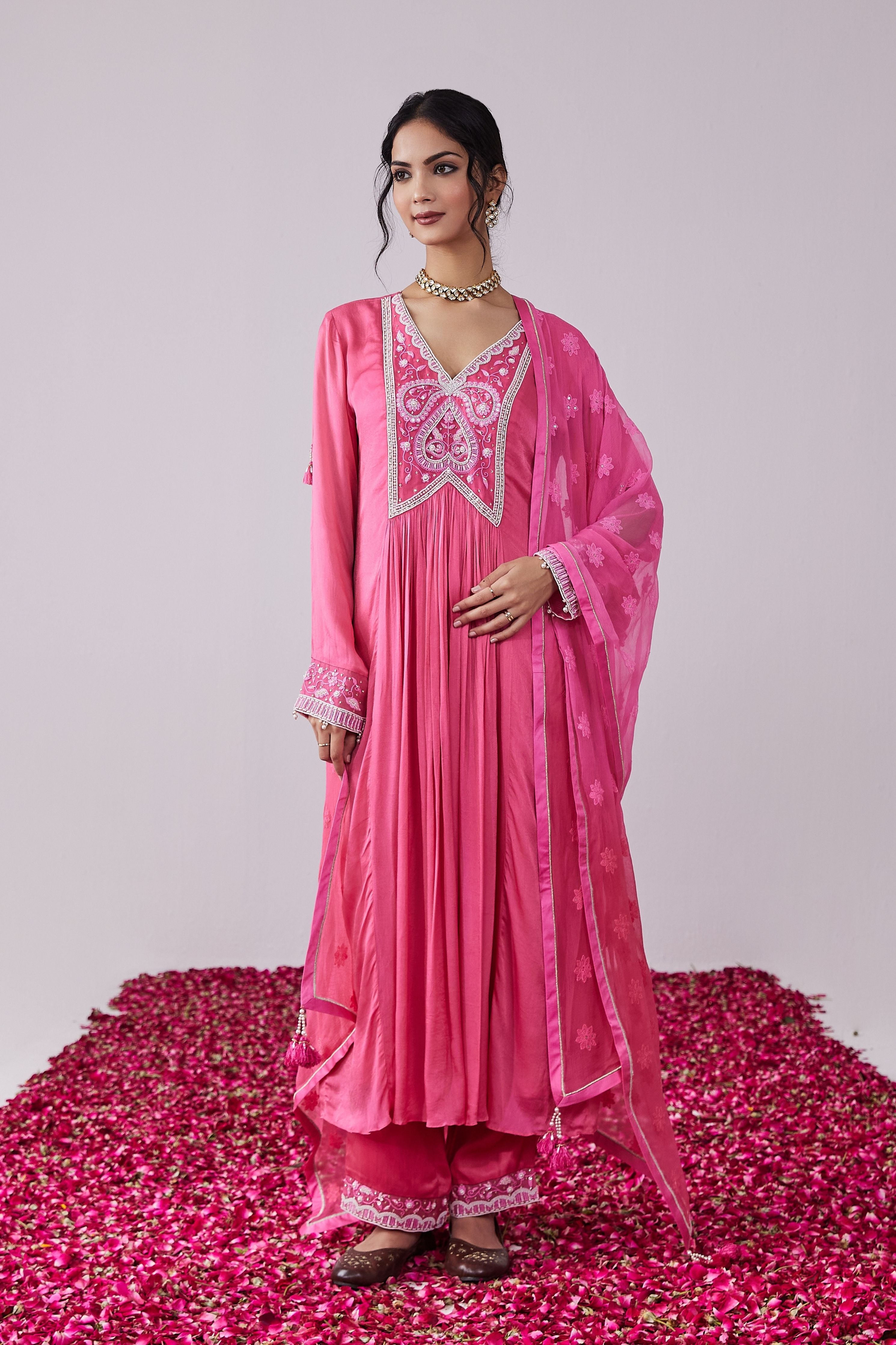 Pink Kurta Set