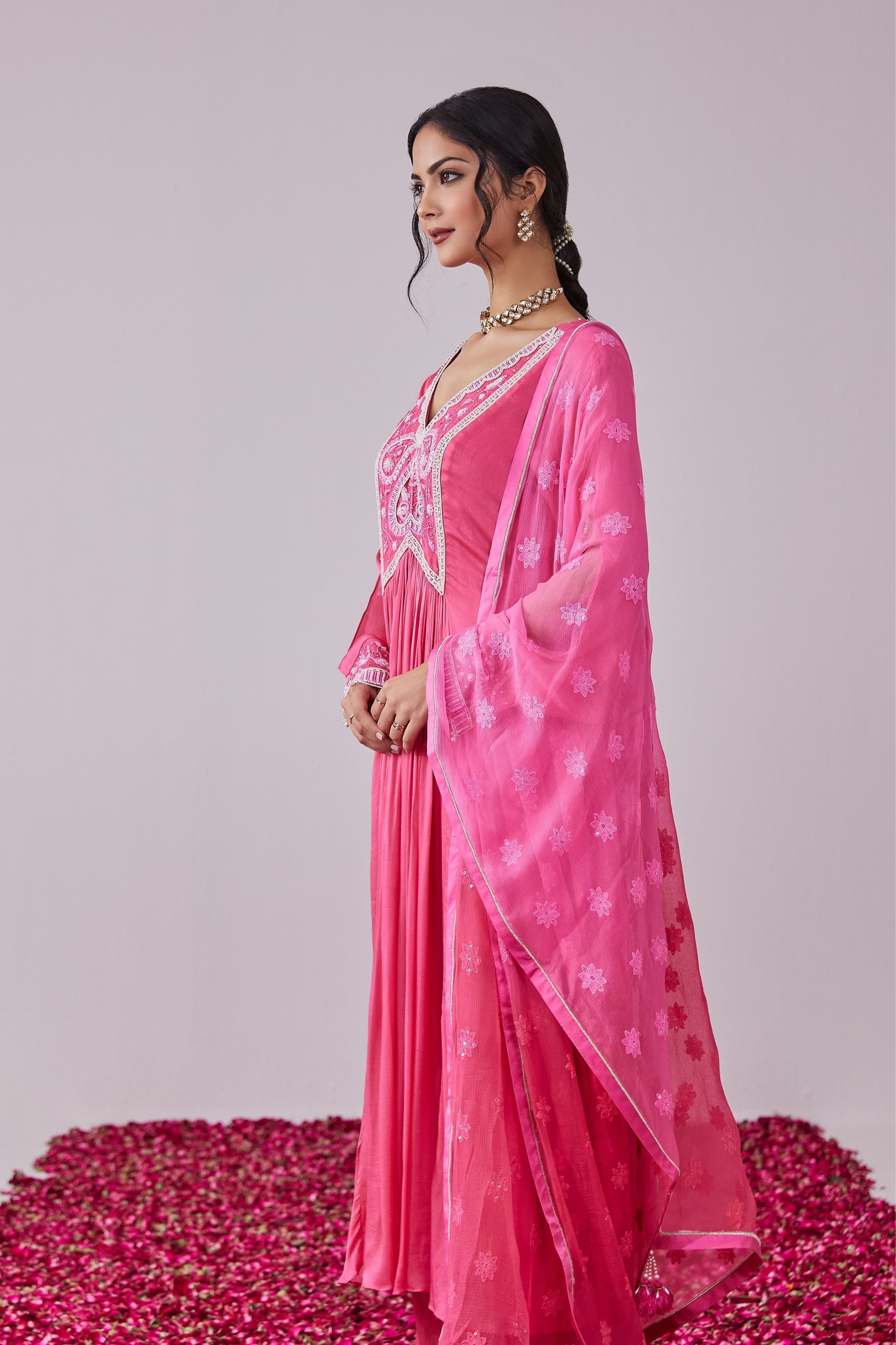Pink Kurta Set