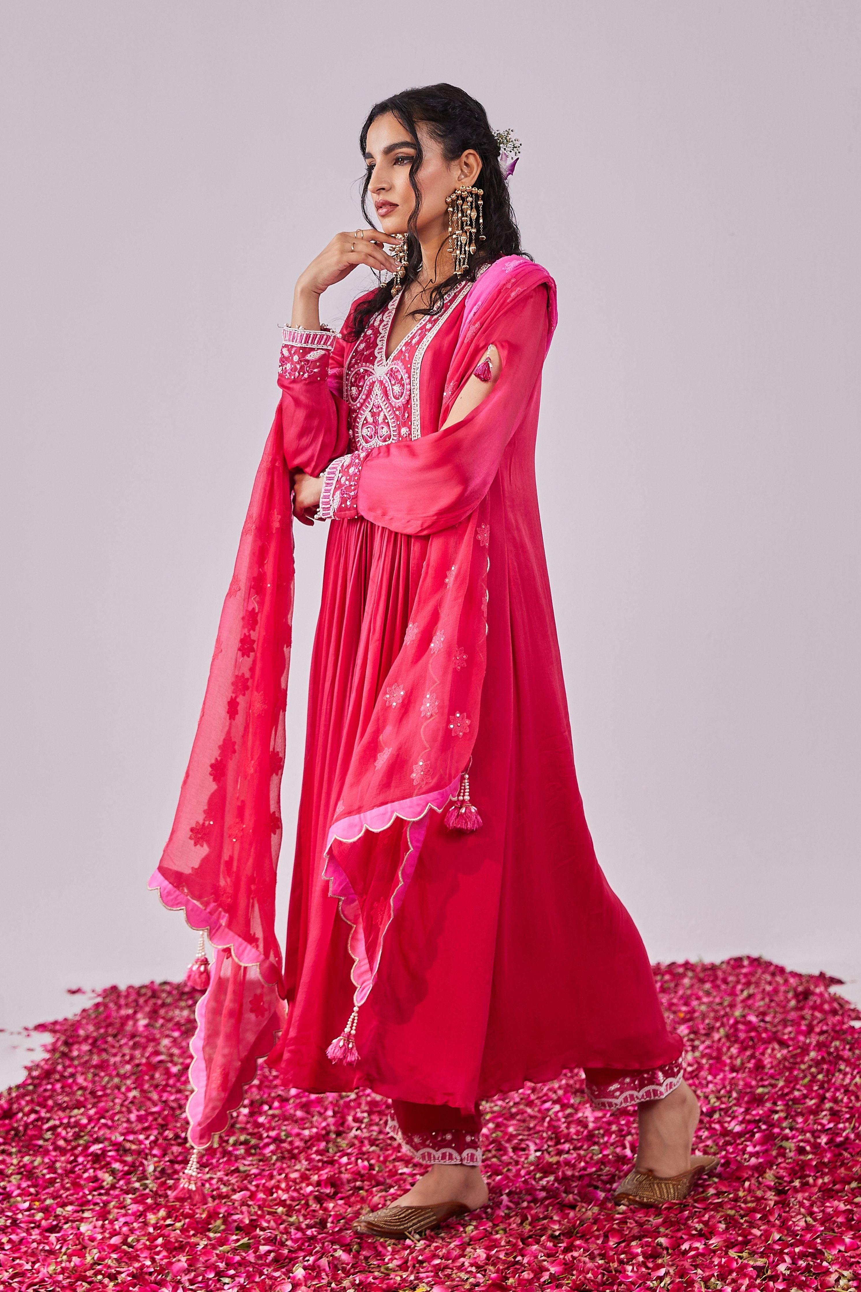 Nazakat Pink Kurta Set