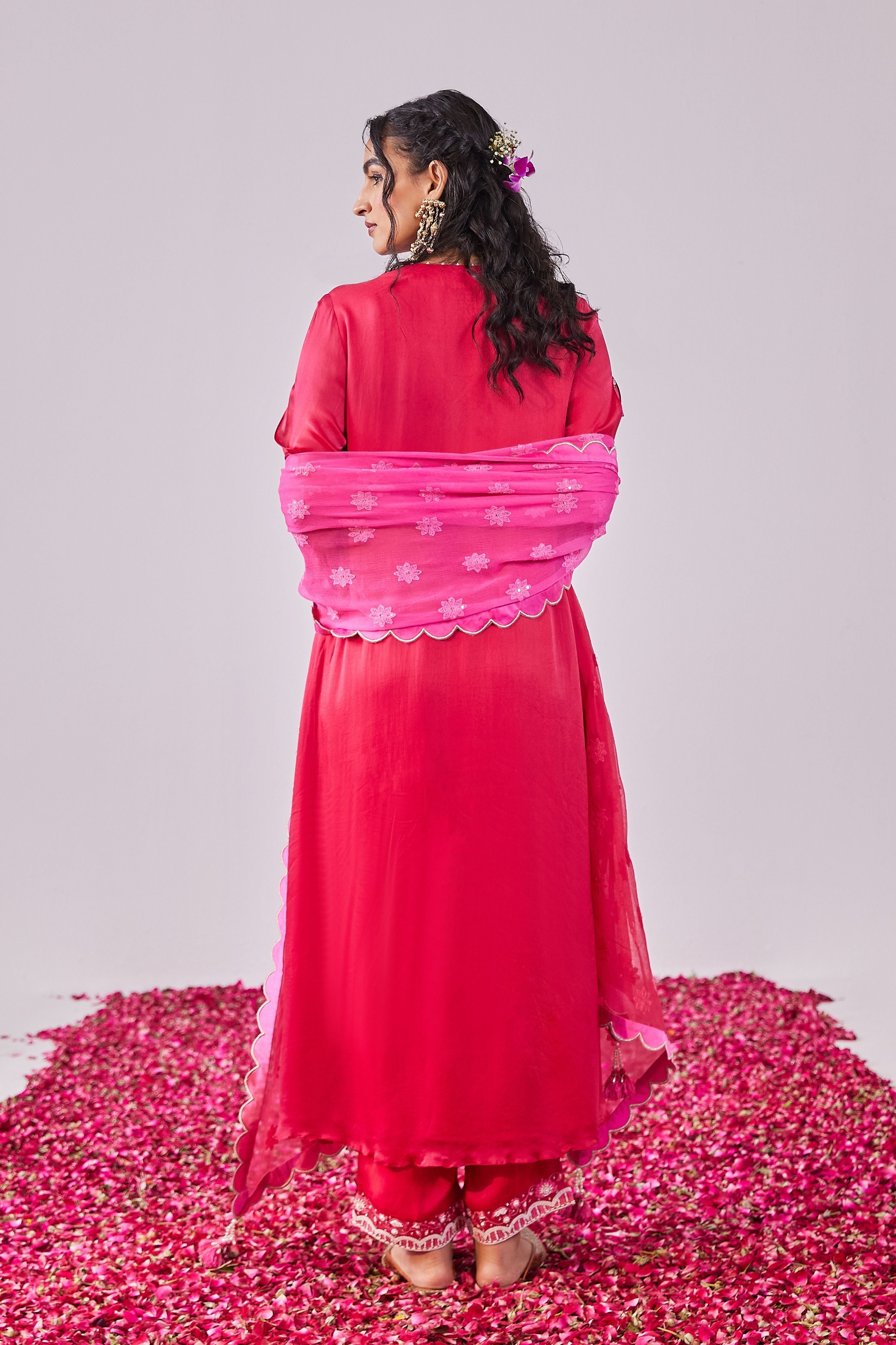 Nazakat Pink Kurta Set