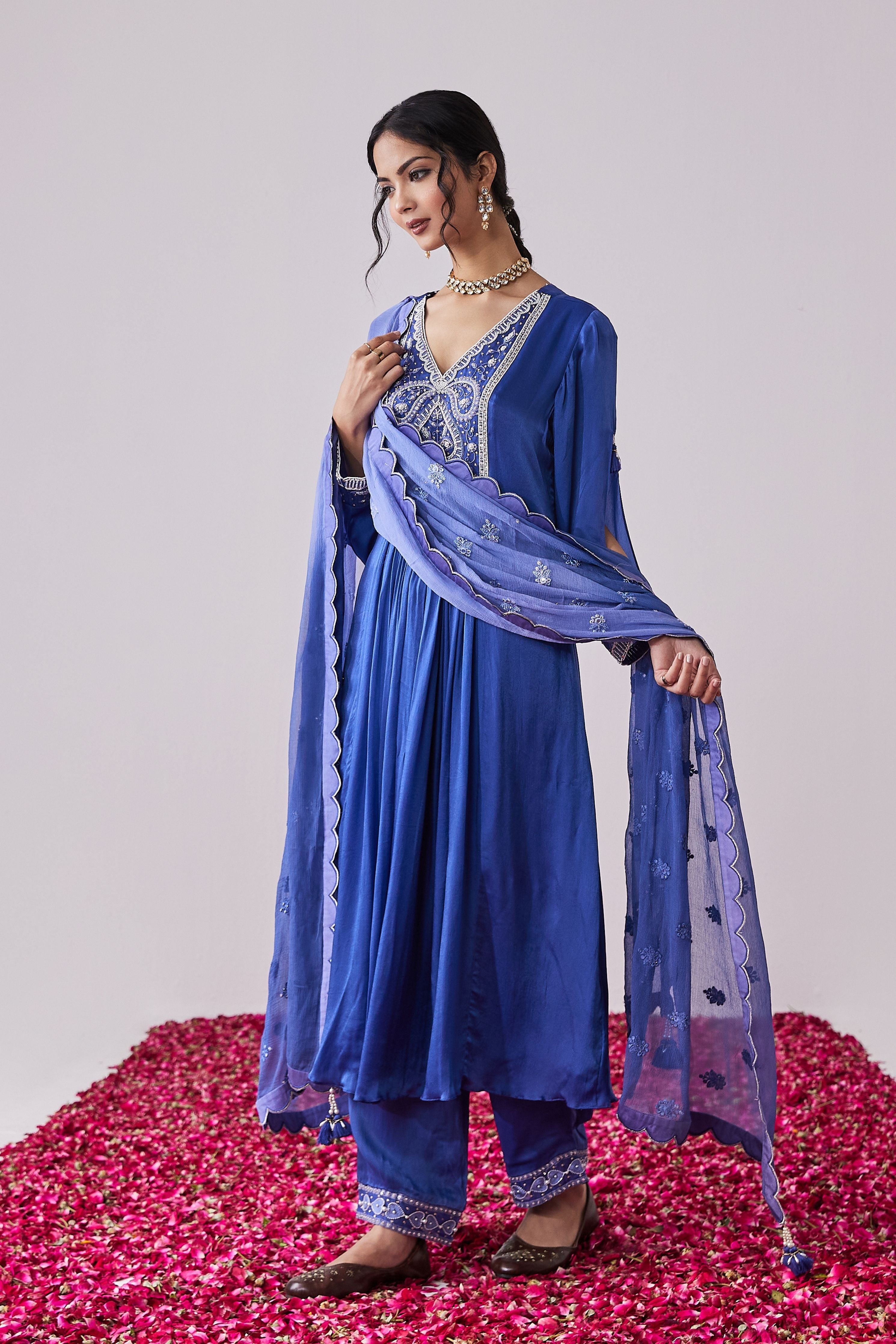 Blue Kurta Set