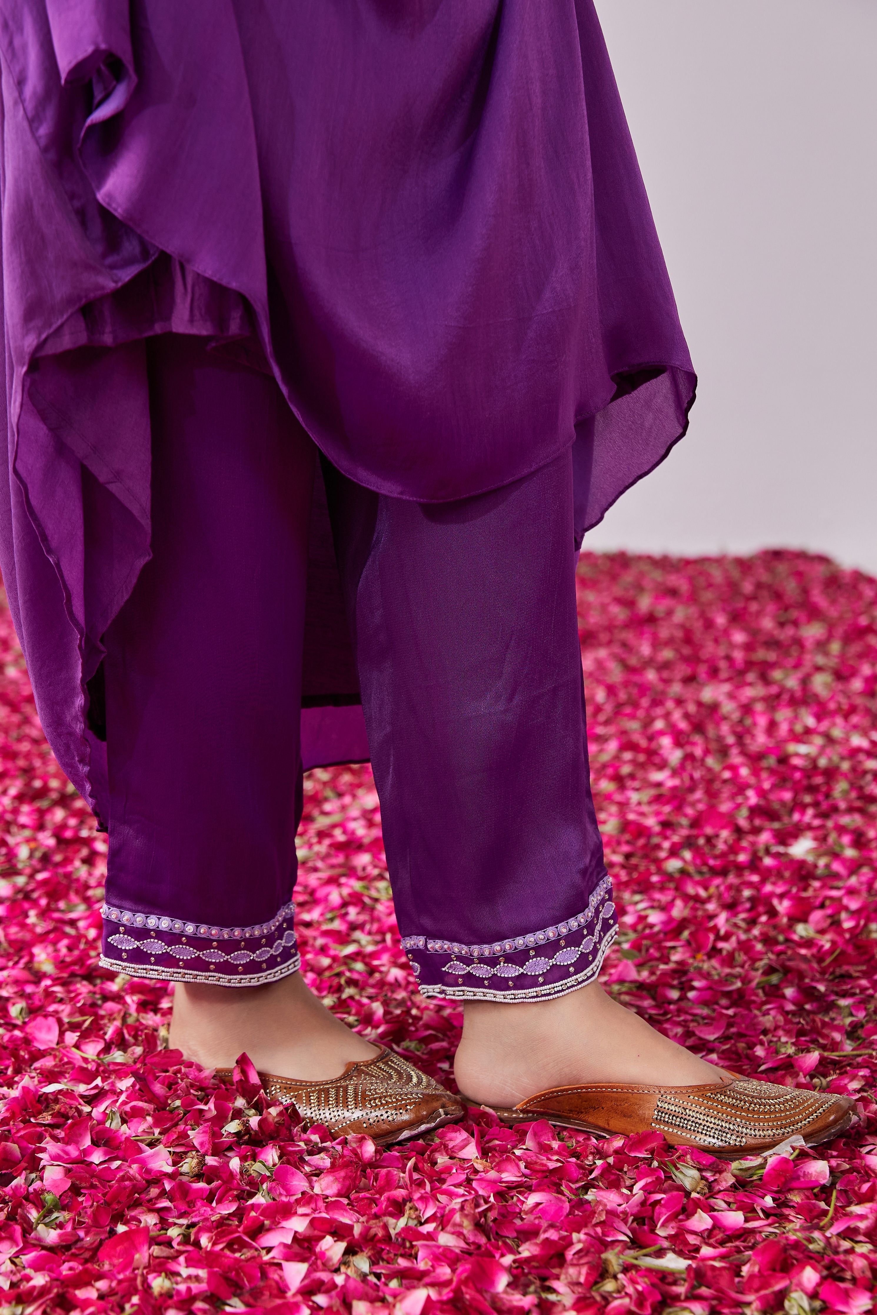 Purple Kurta Set