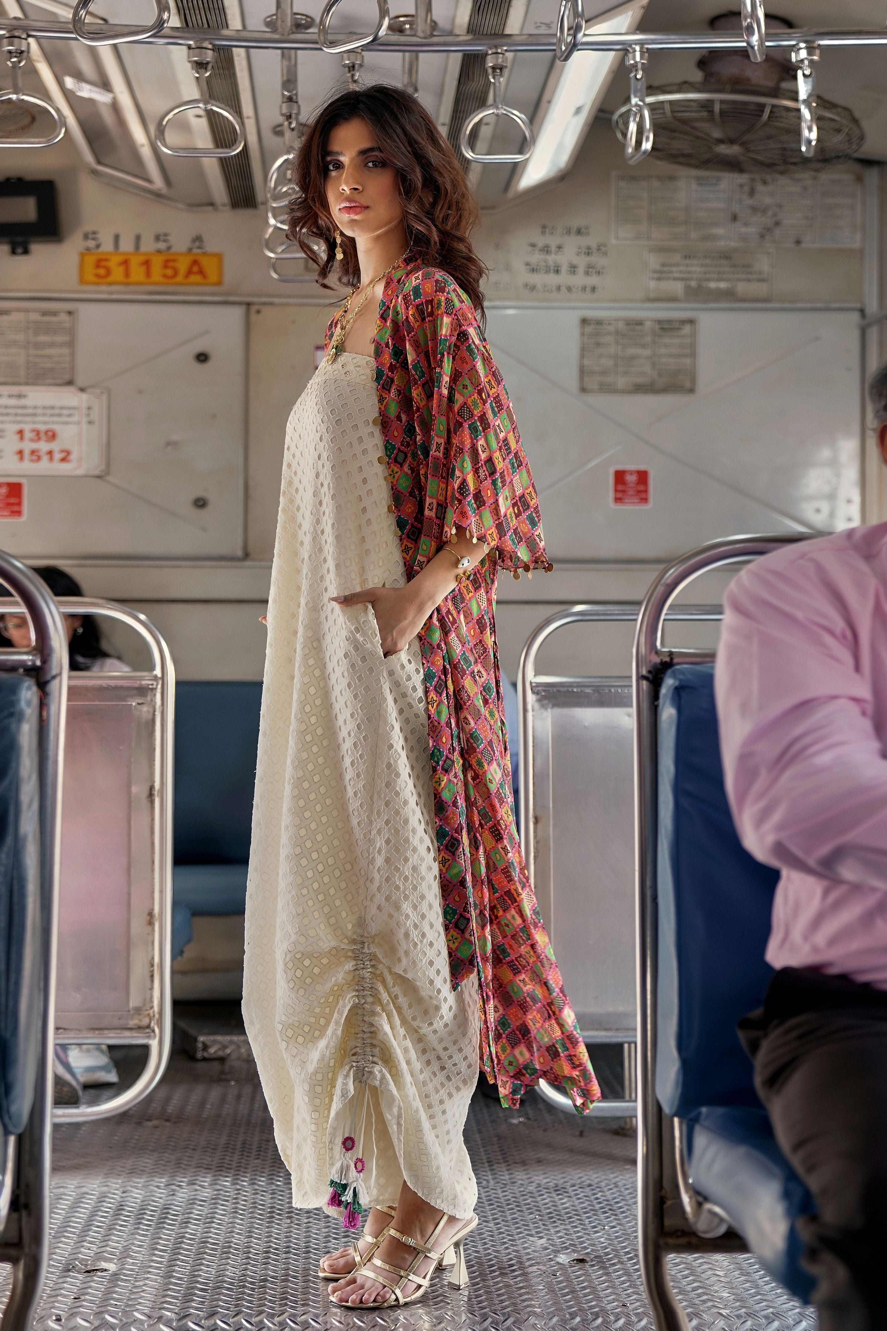 Sea Salt Schiffli Tube Jumpsuit