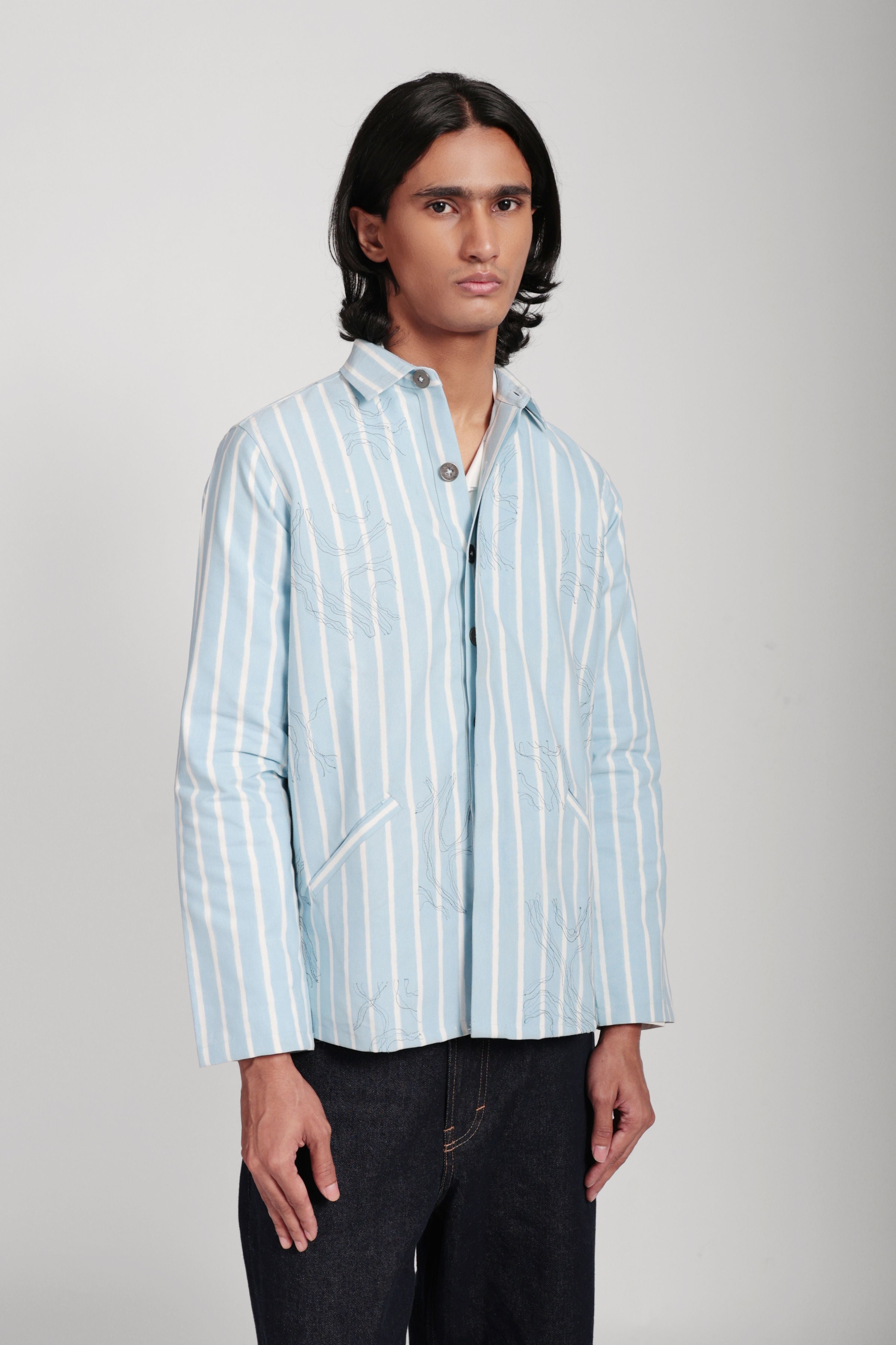 Sapphire Horizon Shacket