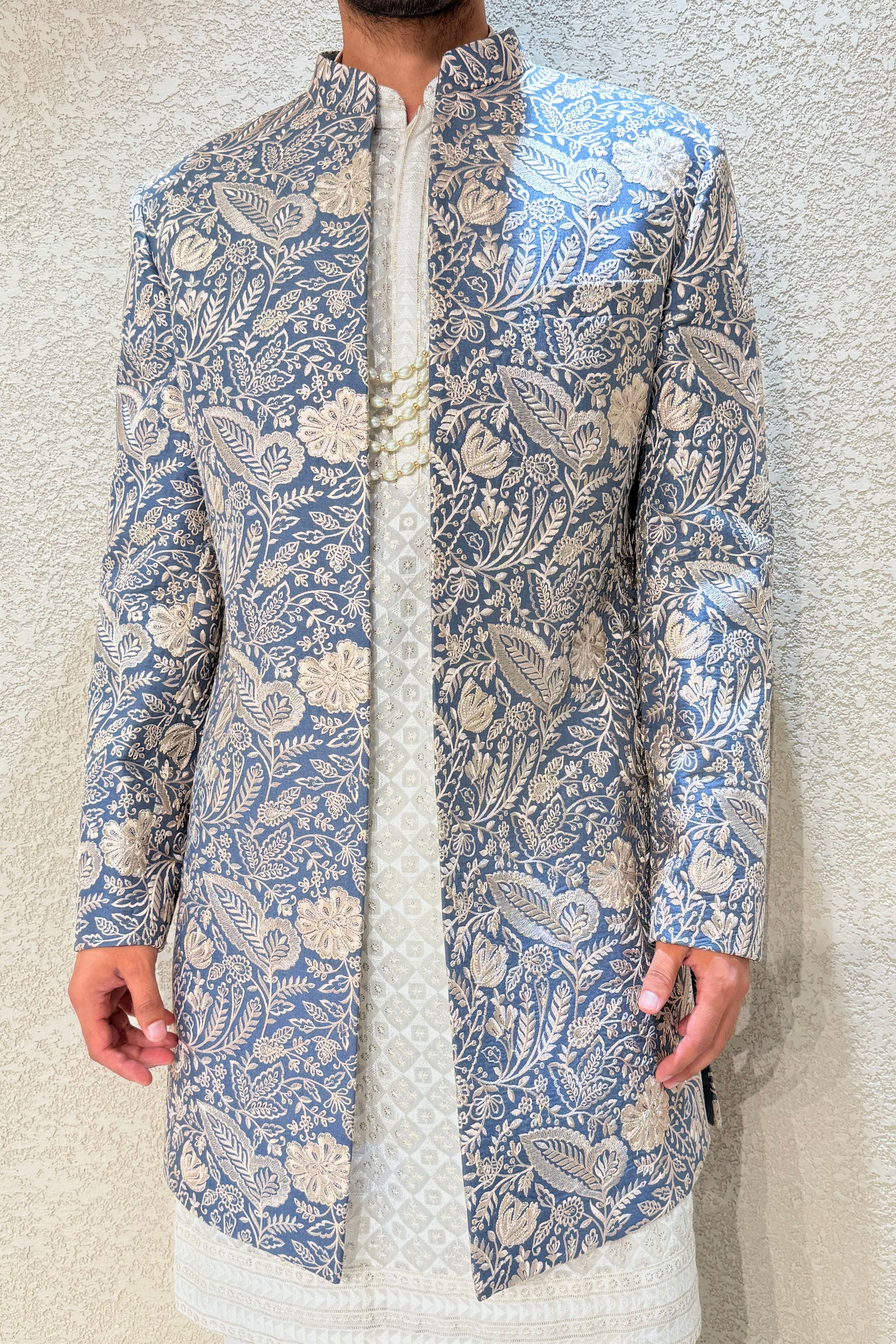Royal Azure Indowestern