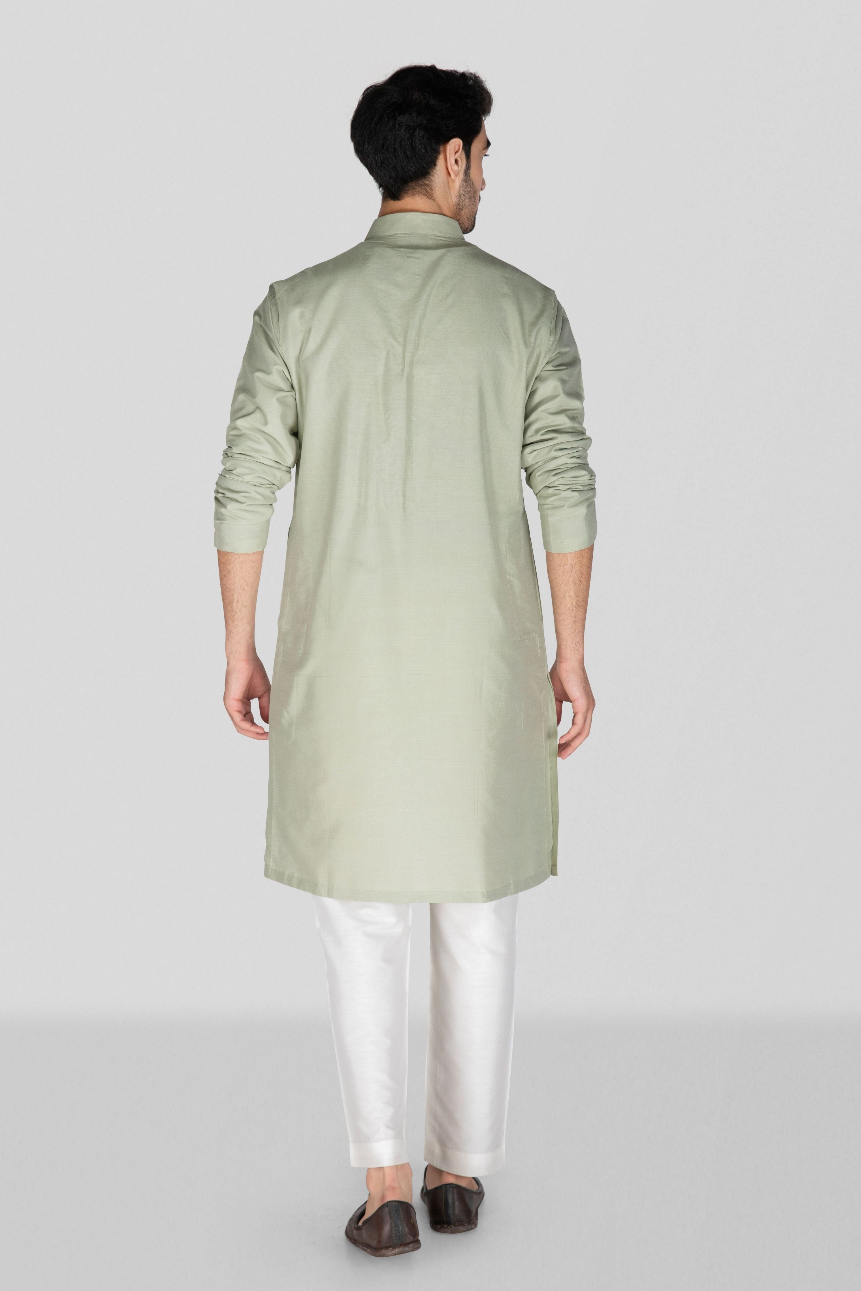 Olive Green Kurta Set