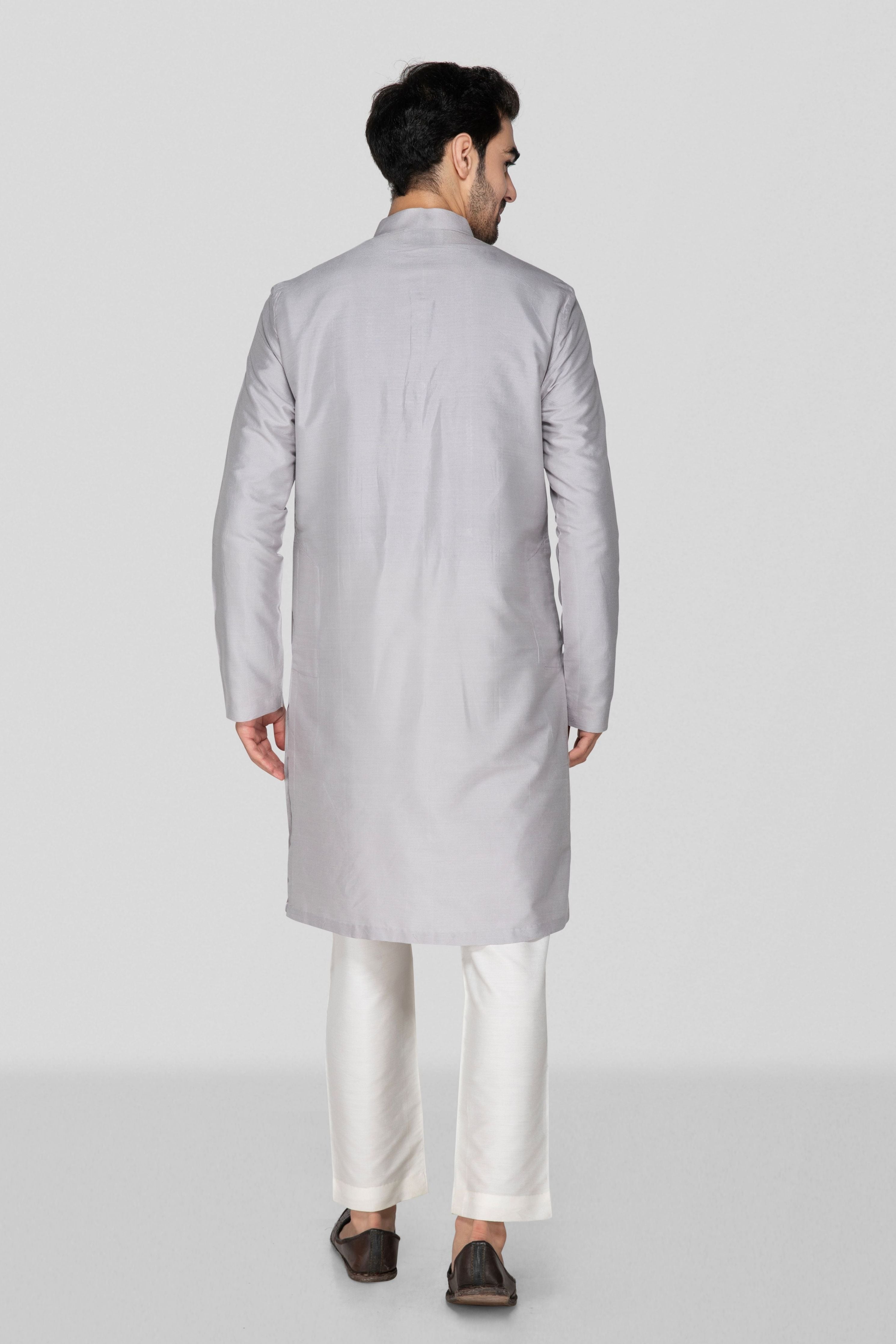 Grey Kurta Set
