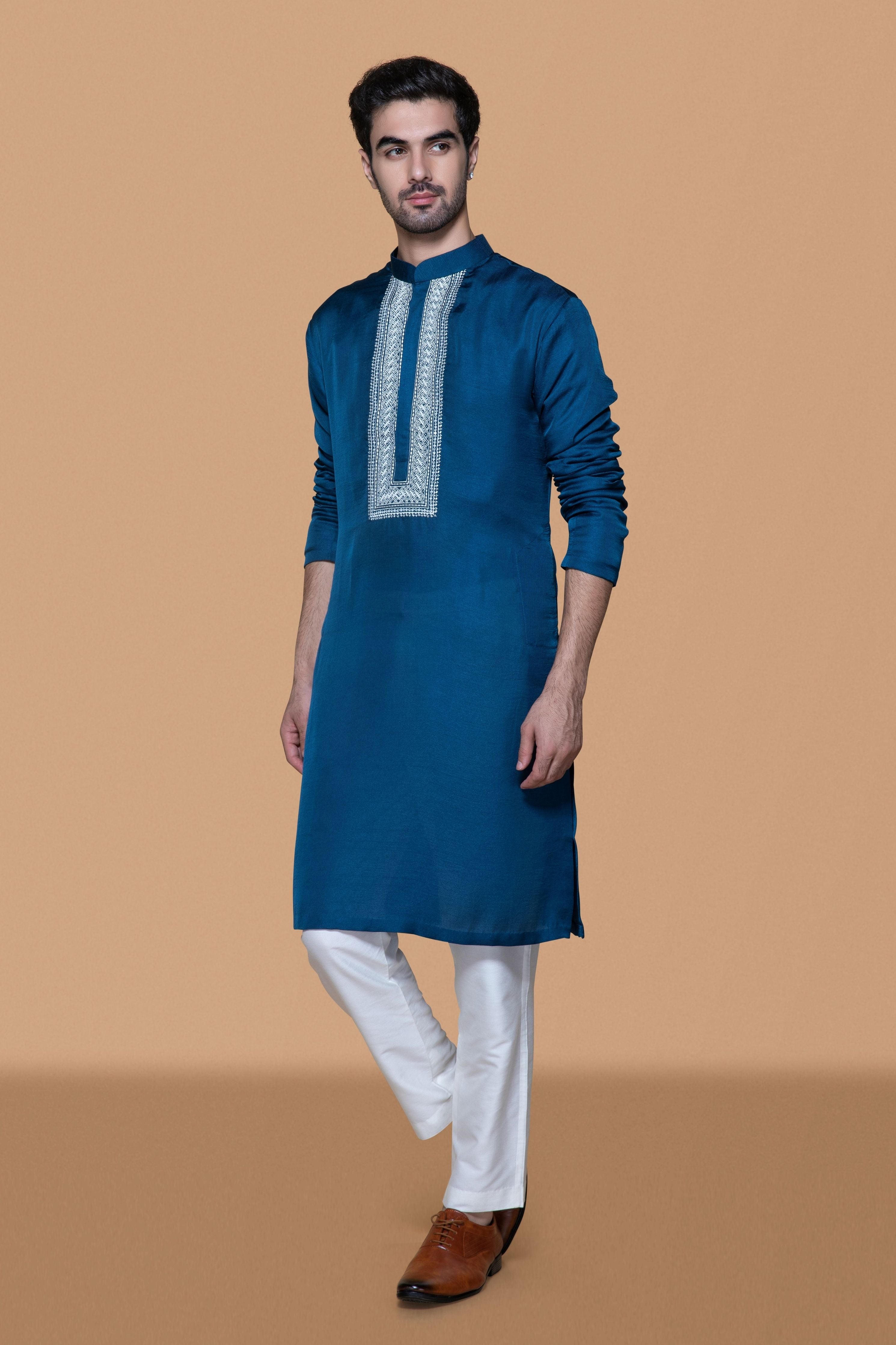 Classic Blue Kurta Set