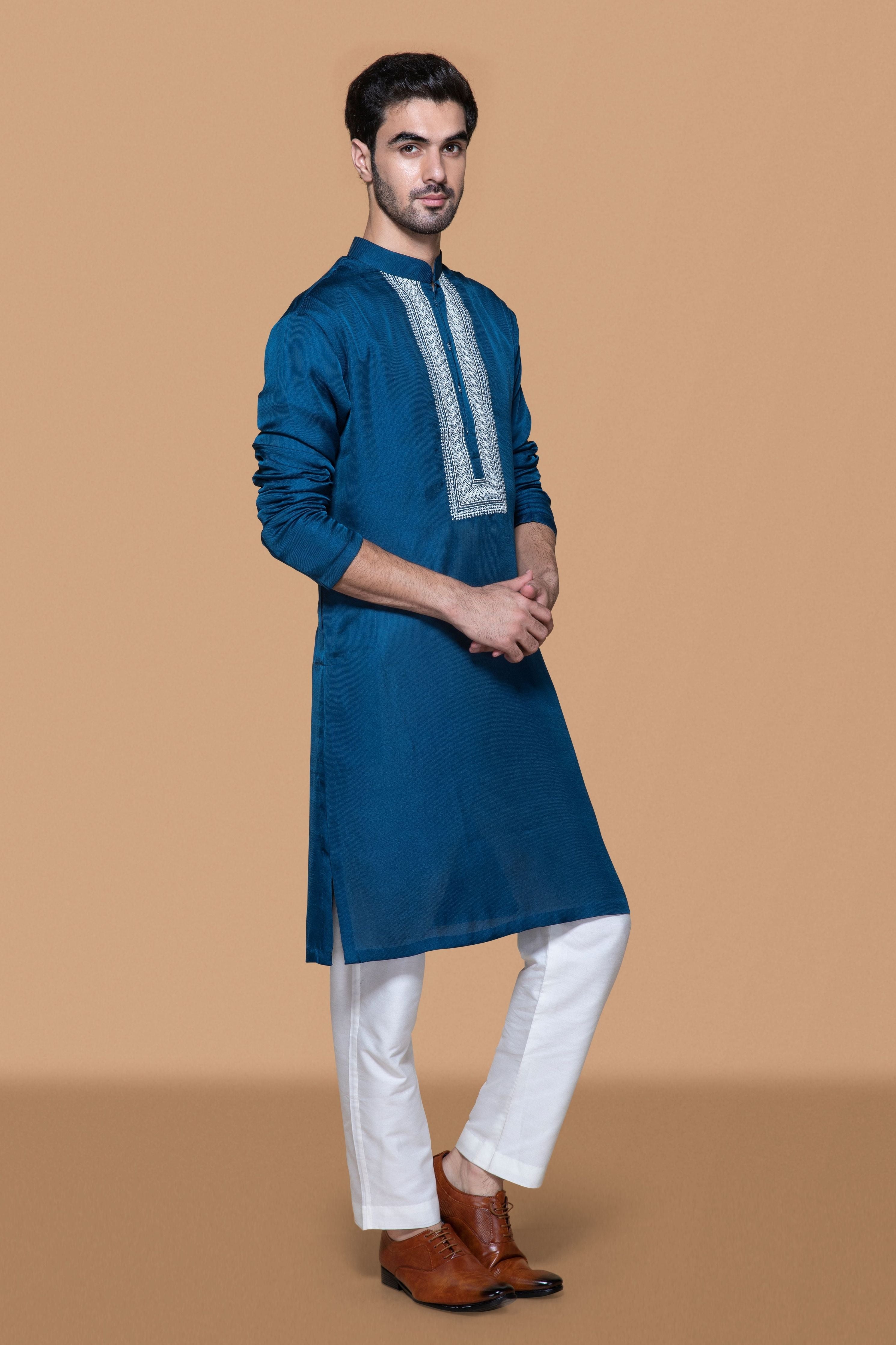 Classic Blue Kurta Set