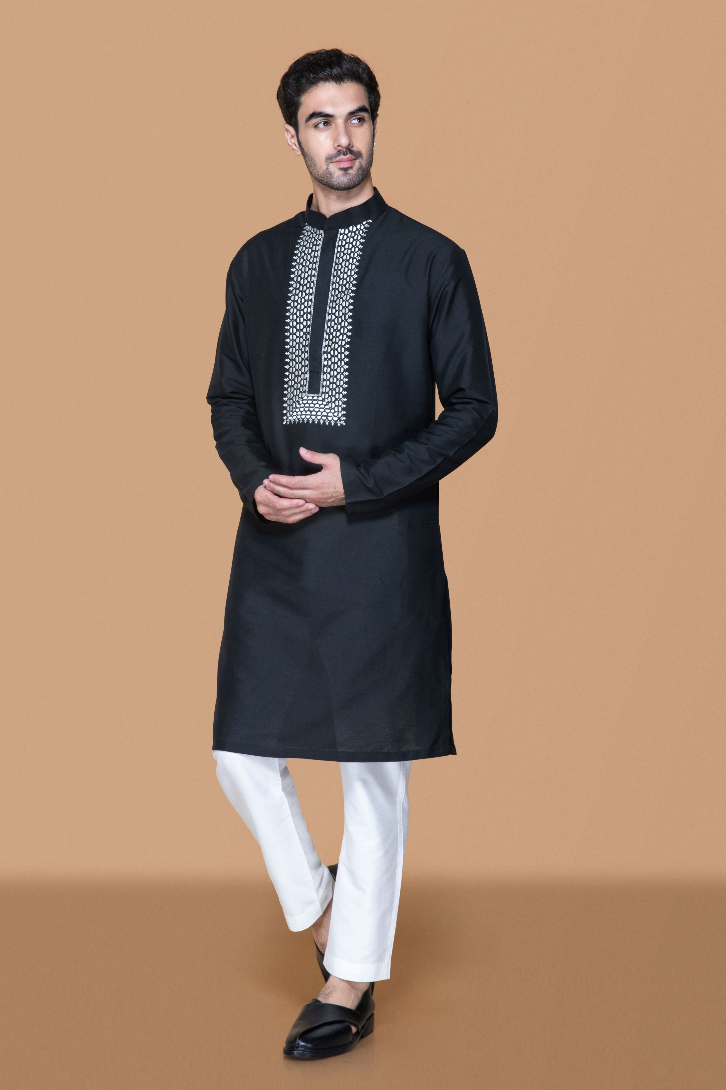 Black Kurta Set