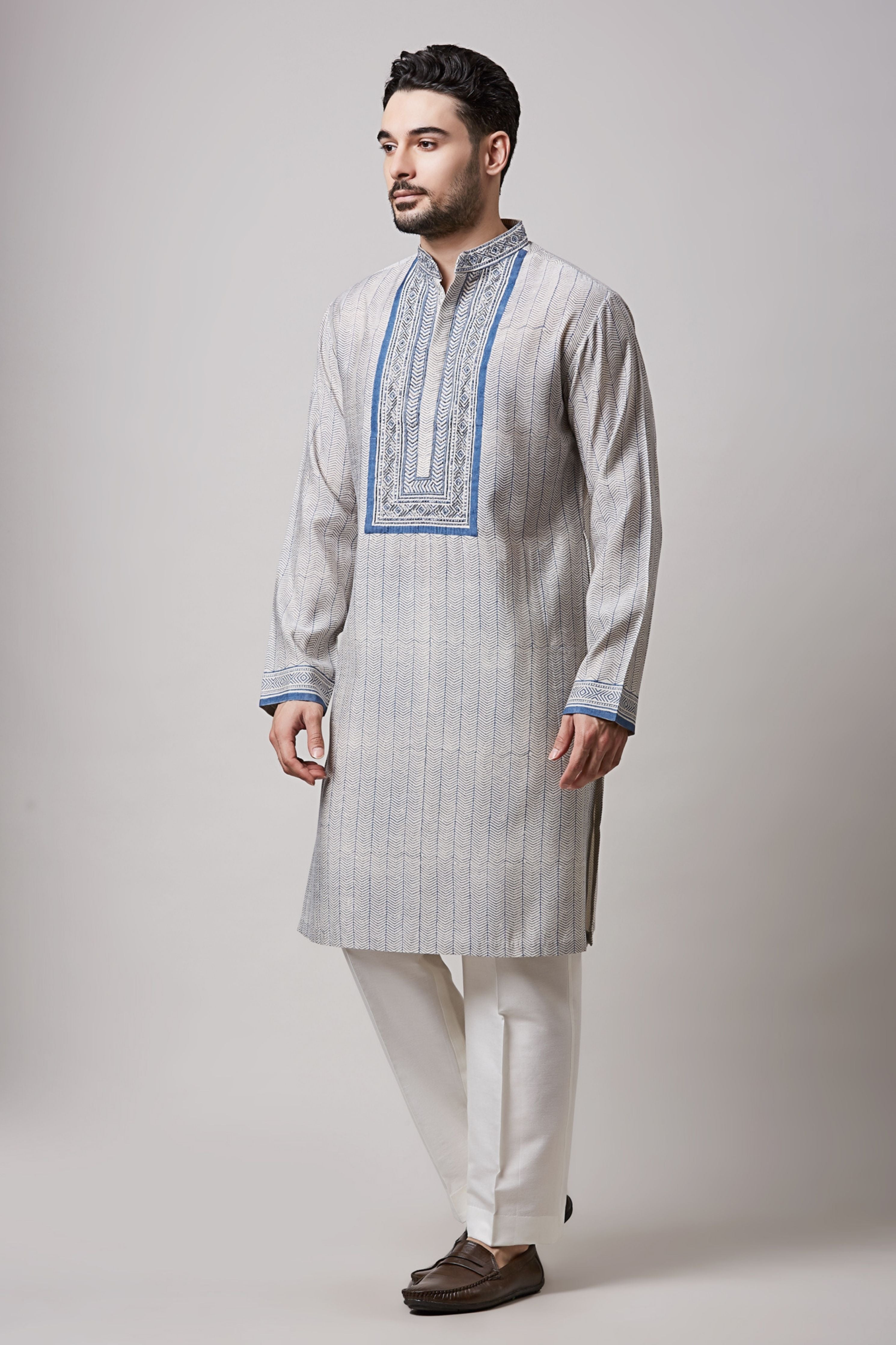 Moksh Hand Block Printed Kurta Set