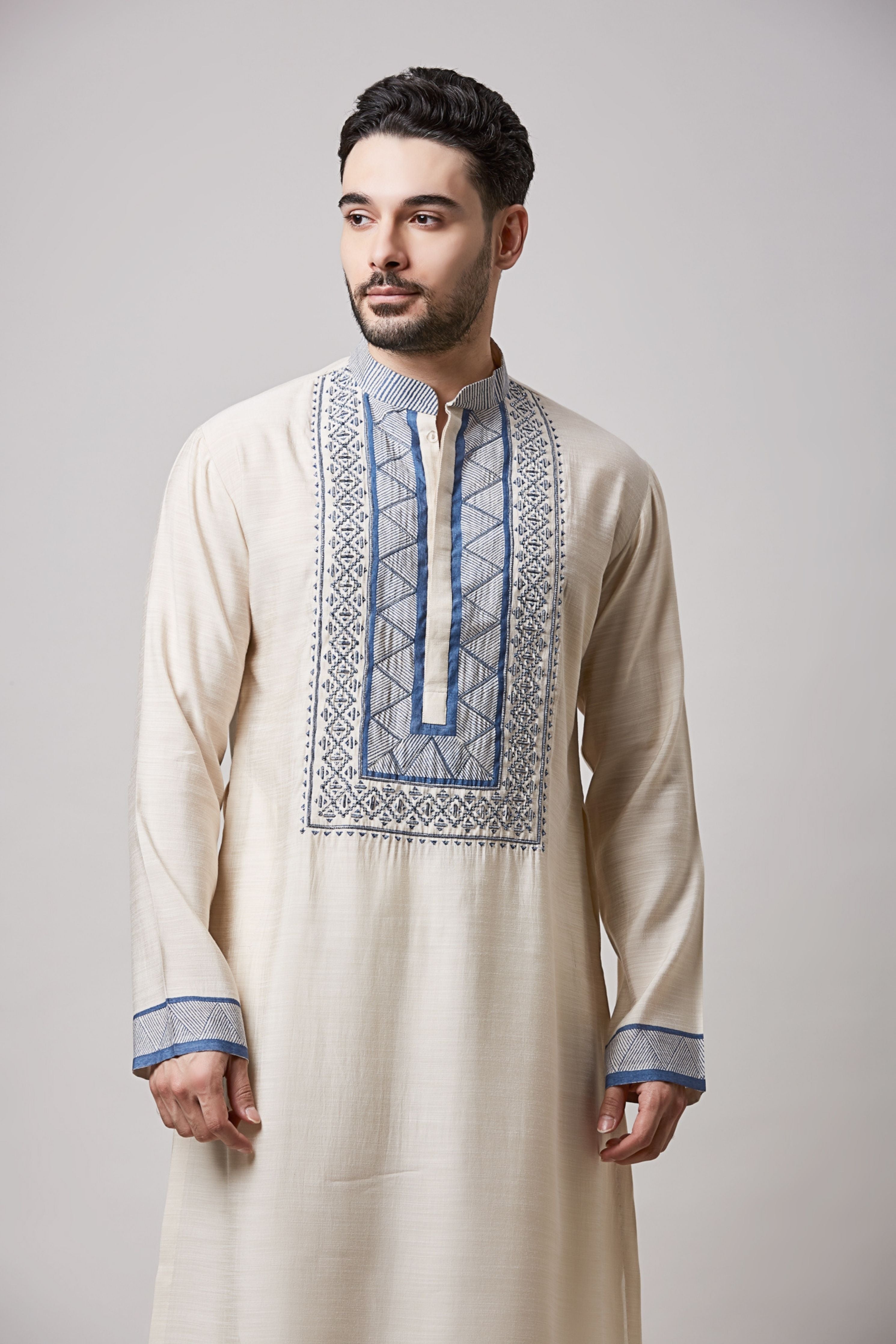 Harf Hand Block Printed Kurta Set