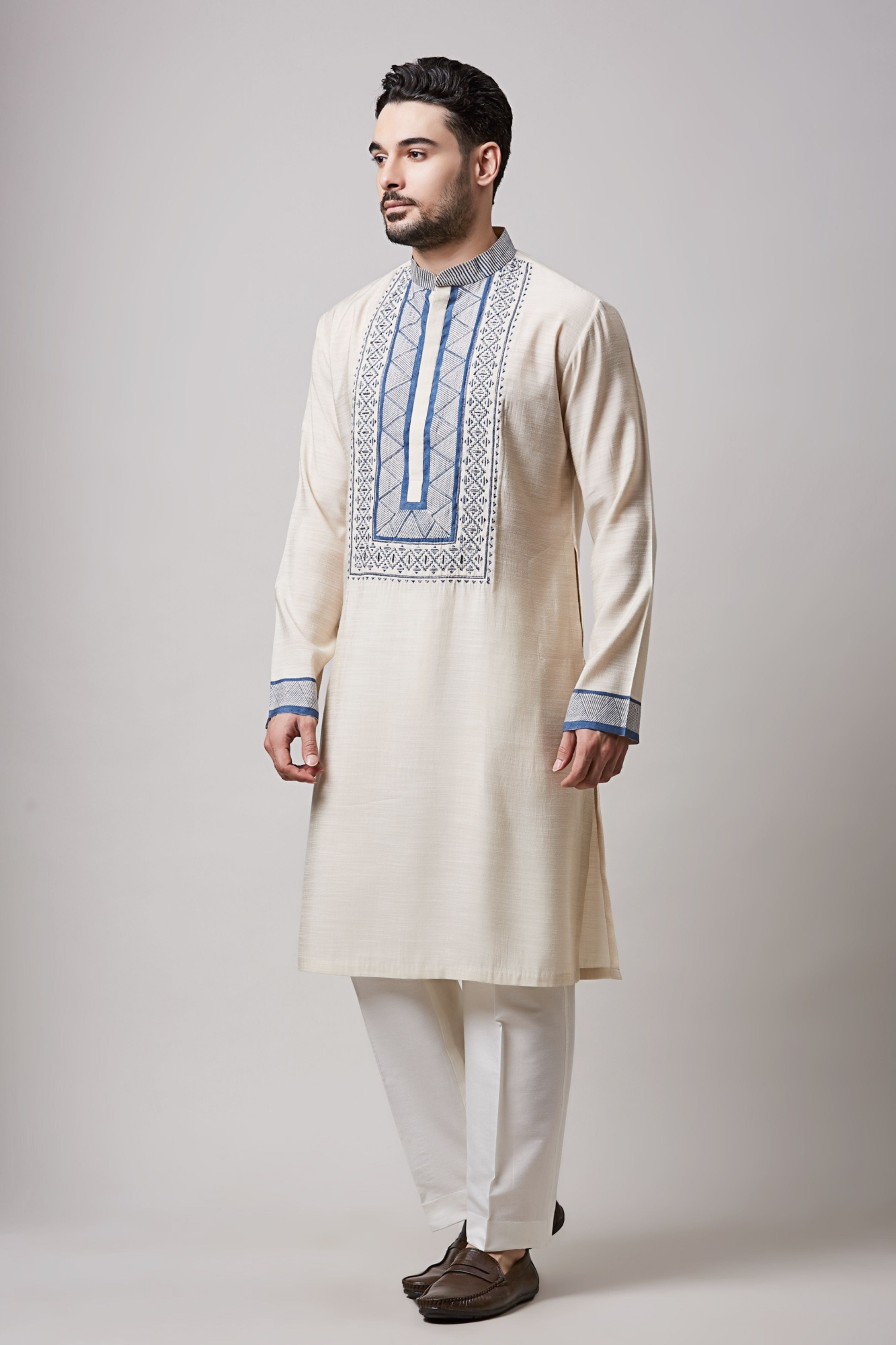 Harf Hand Block Printed Kurta Set