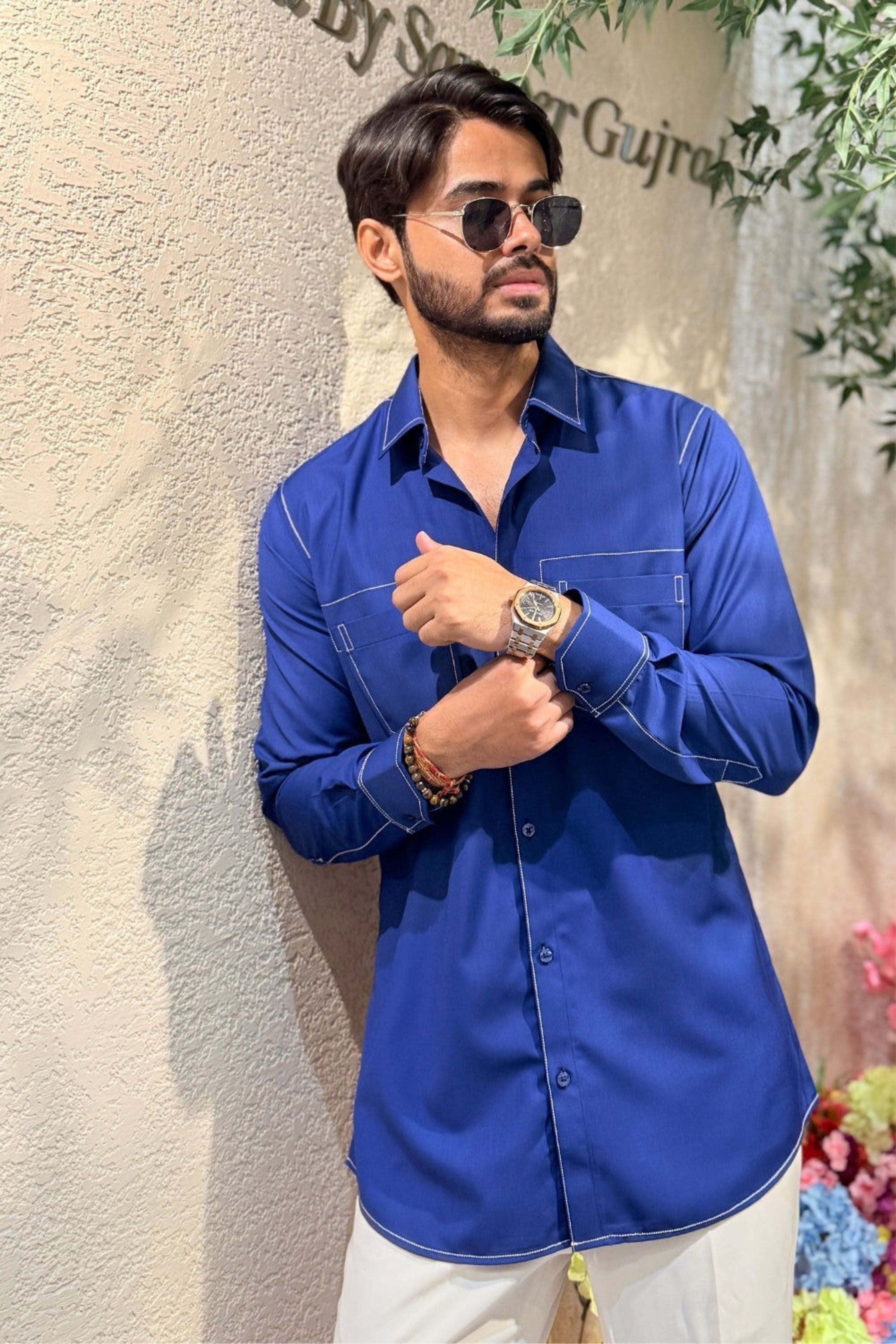 Azure Midnight Blue Shirt