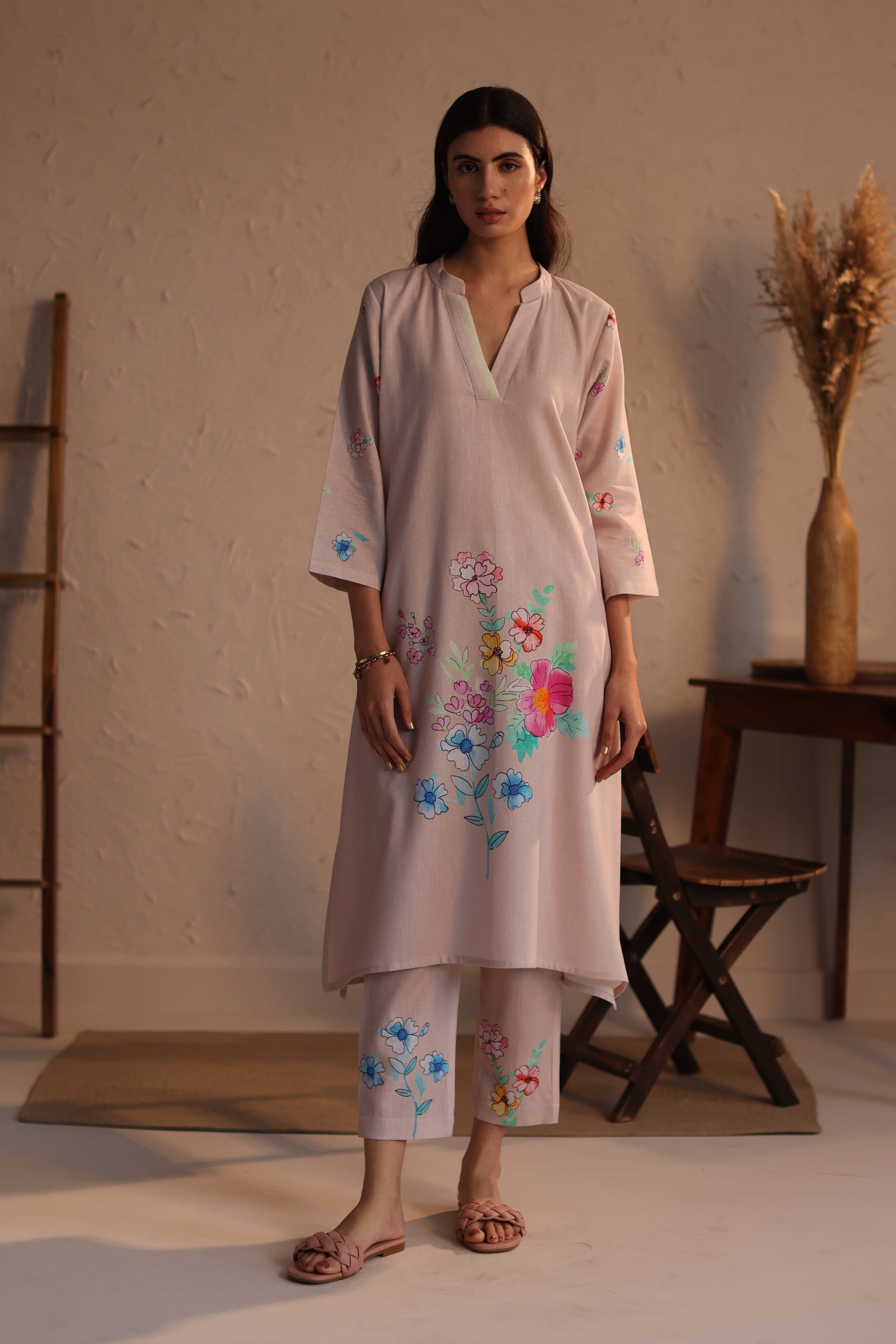 Oldrose Sorbet Kurta