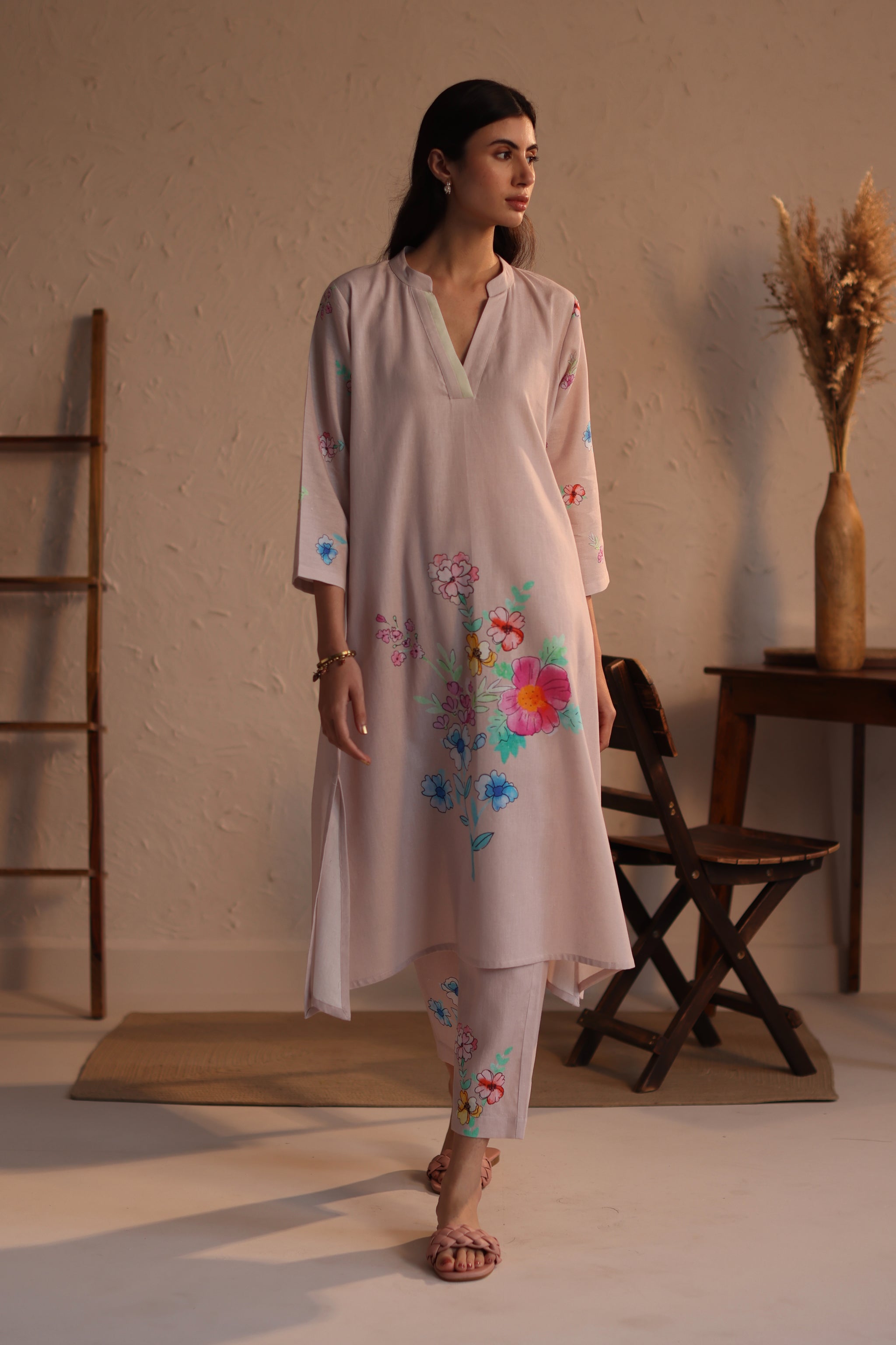 Oldrose Sorbet Kurta