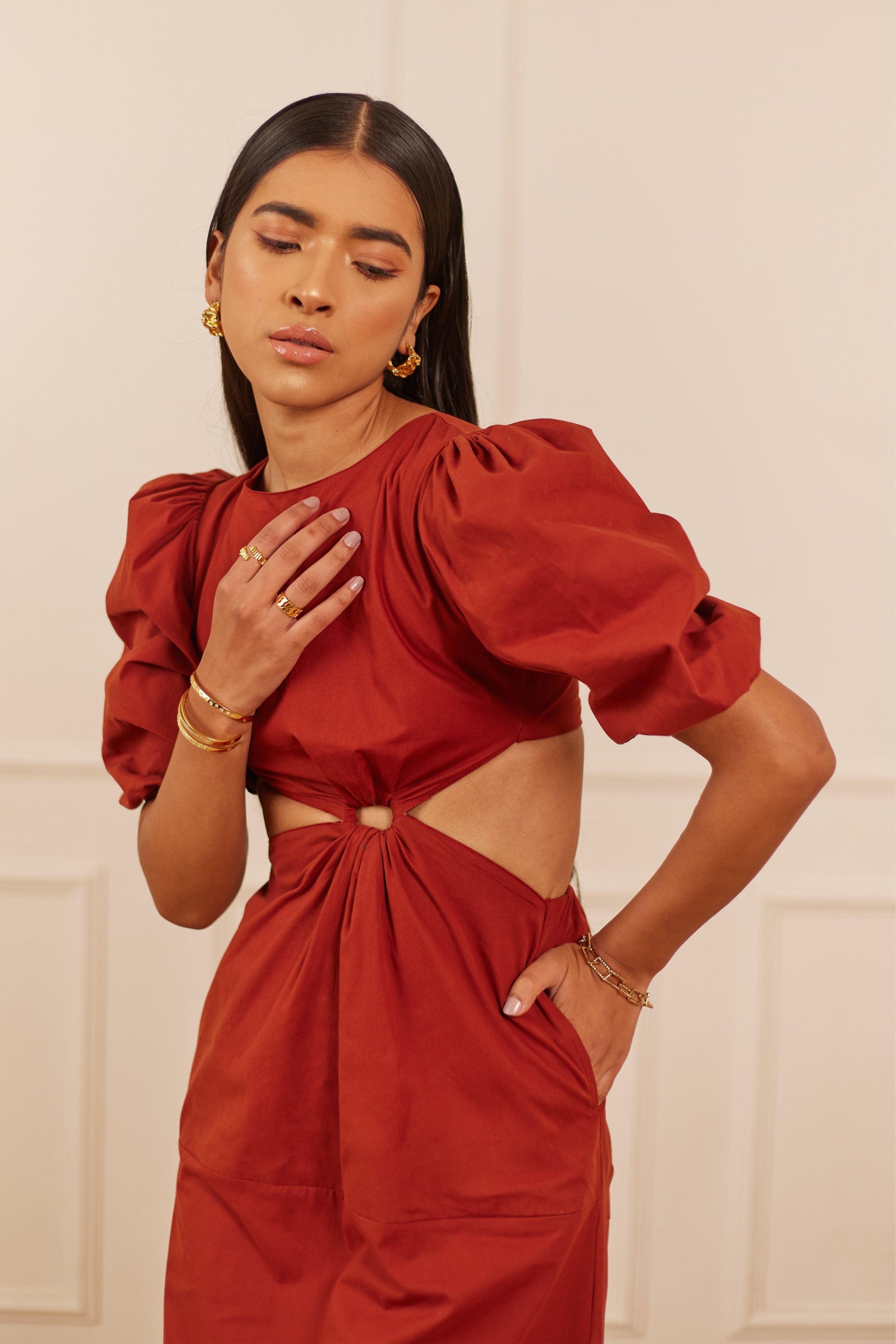 Gulmohar Midi Dress