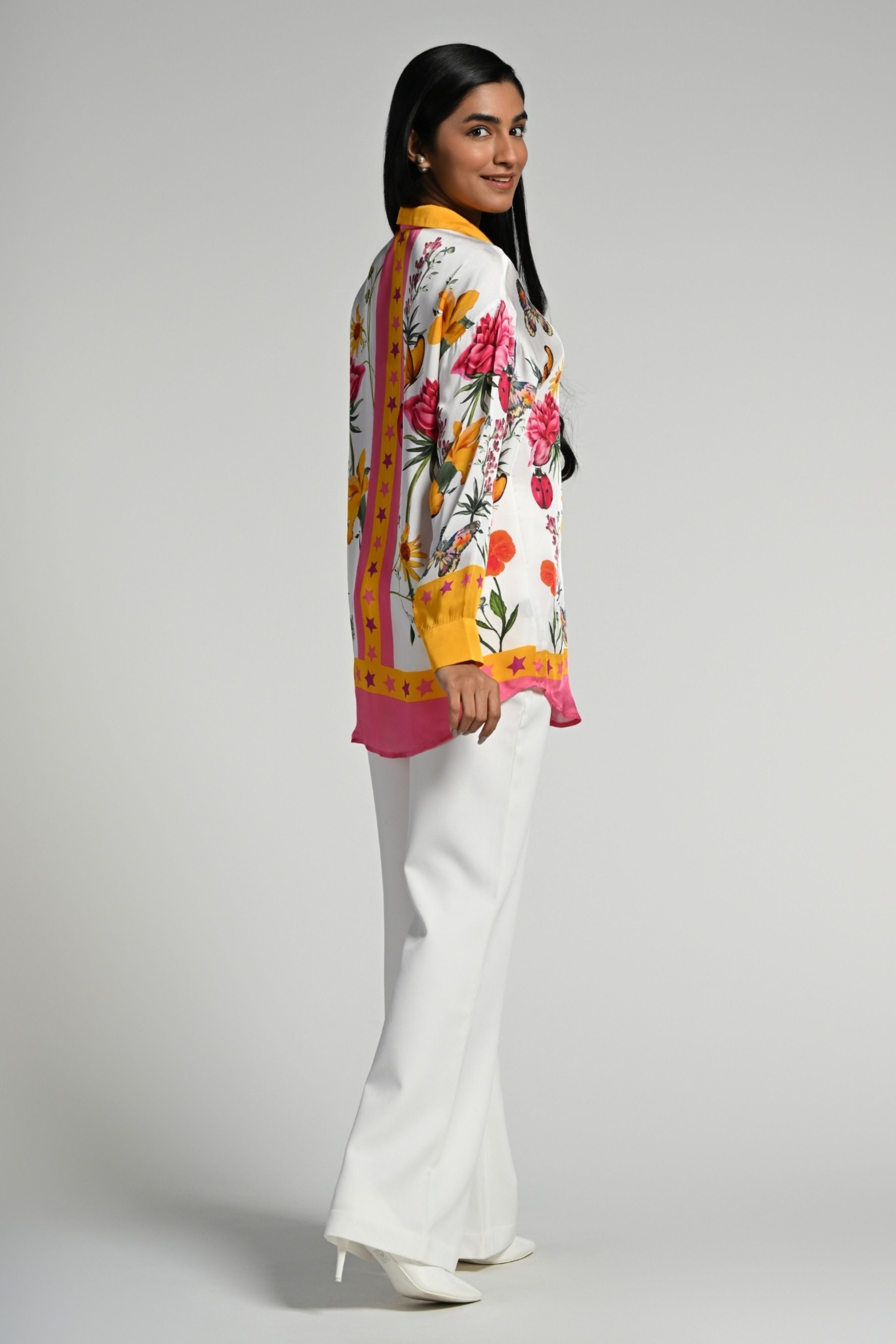 Fleur de Reve Silk Shirt