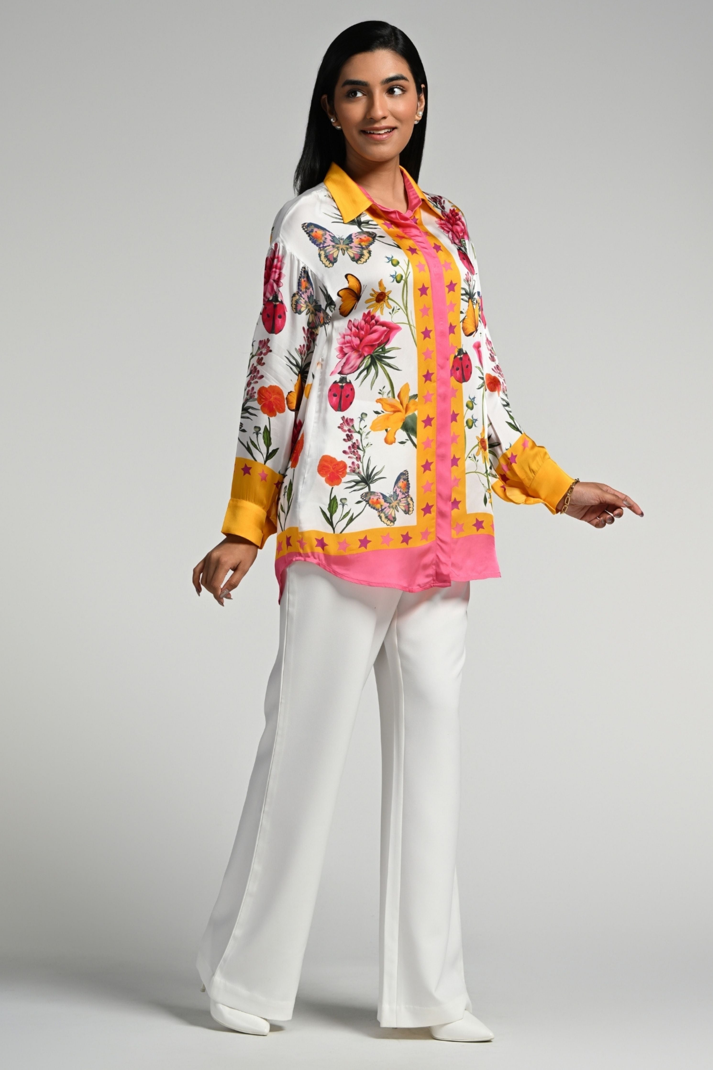 Fleur de Reve Silk Shirt