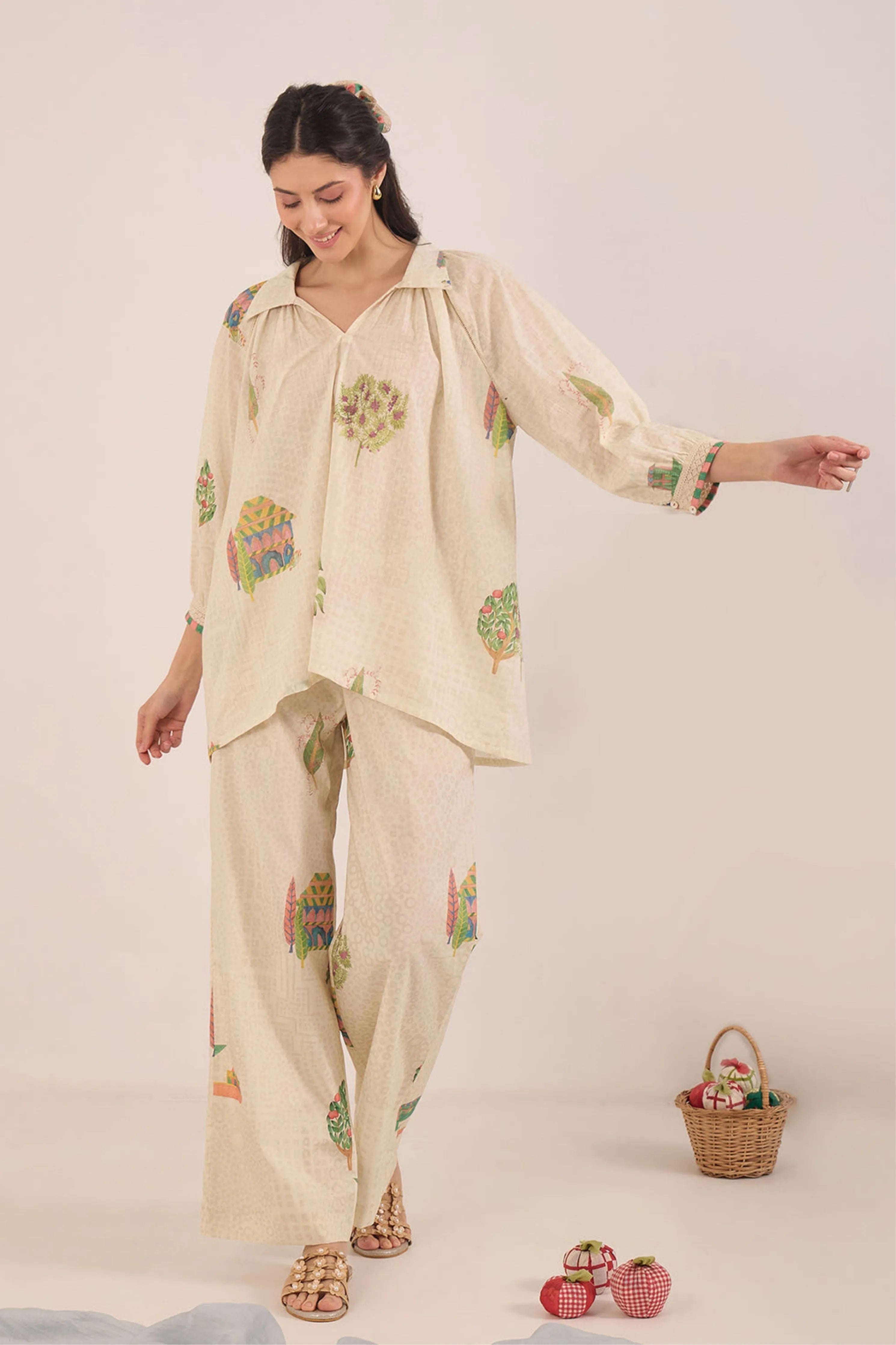 Gulposh Raglan Sleeve Co-Ord Set
