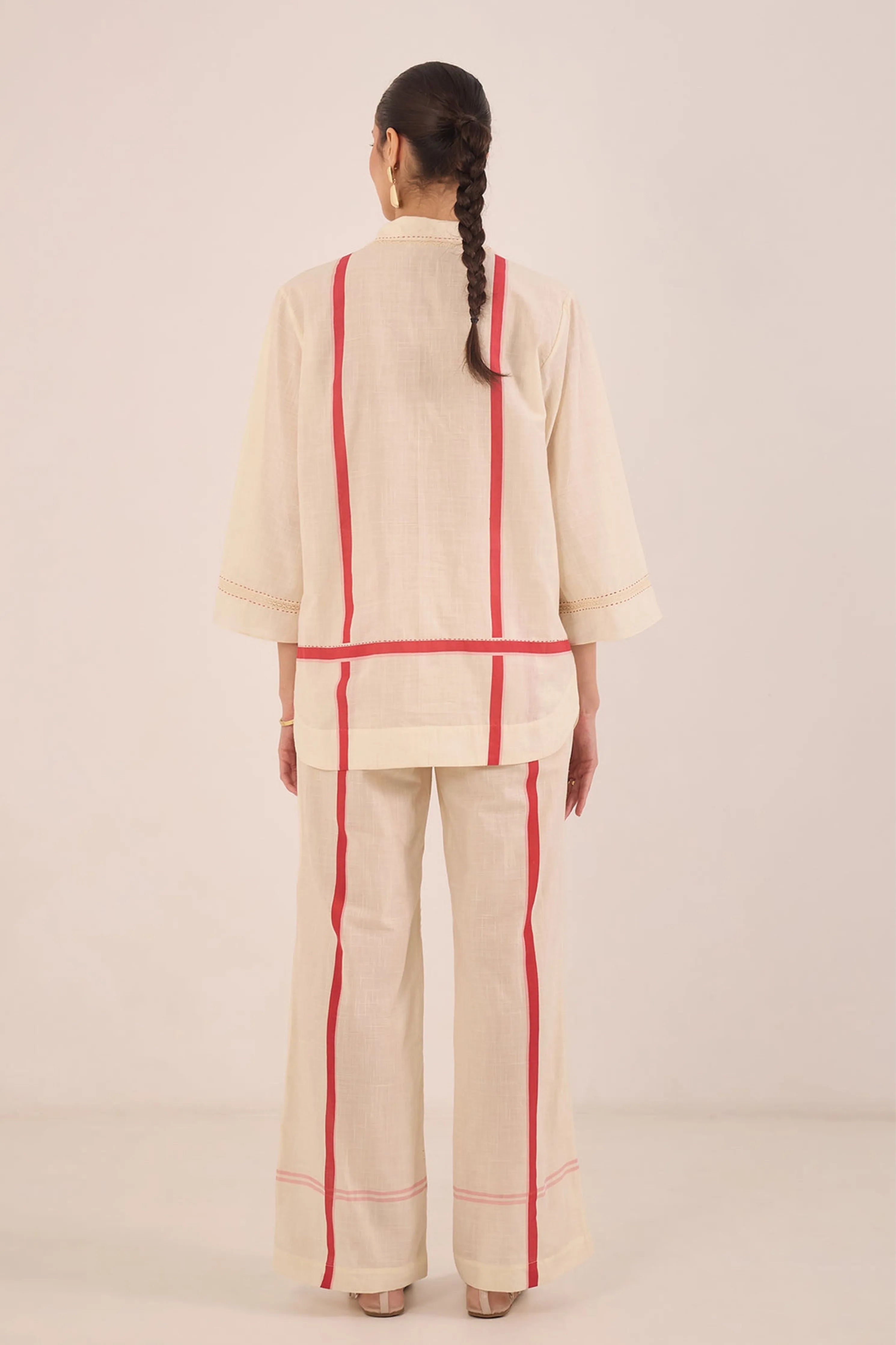 Gul Cross Stripe Co-Ord Set