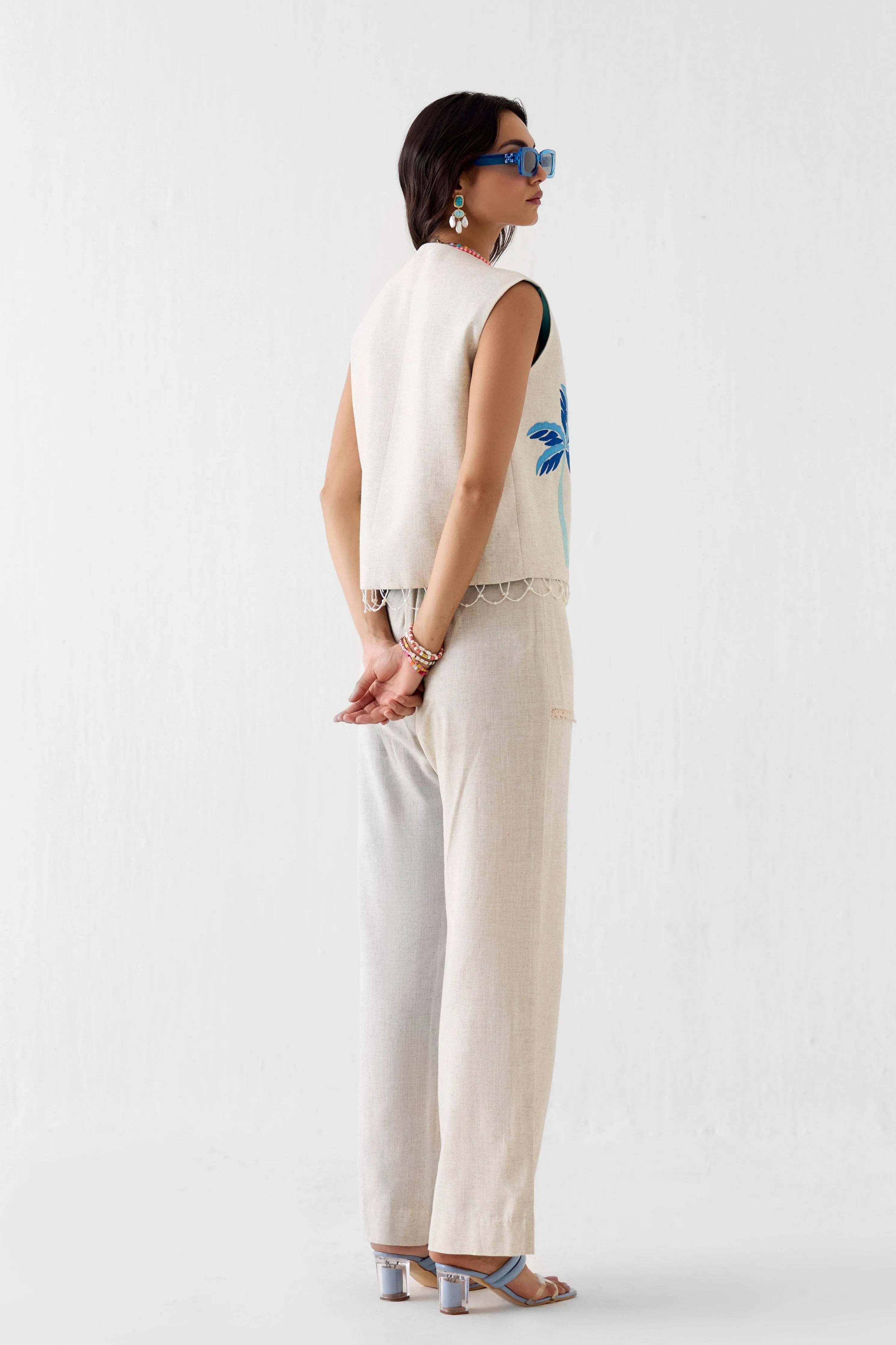 Matka Vest And Trousers Co-Ord Set