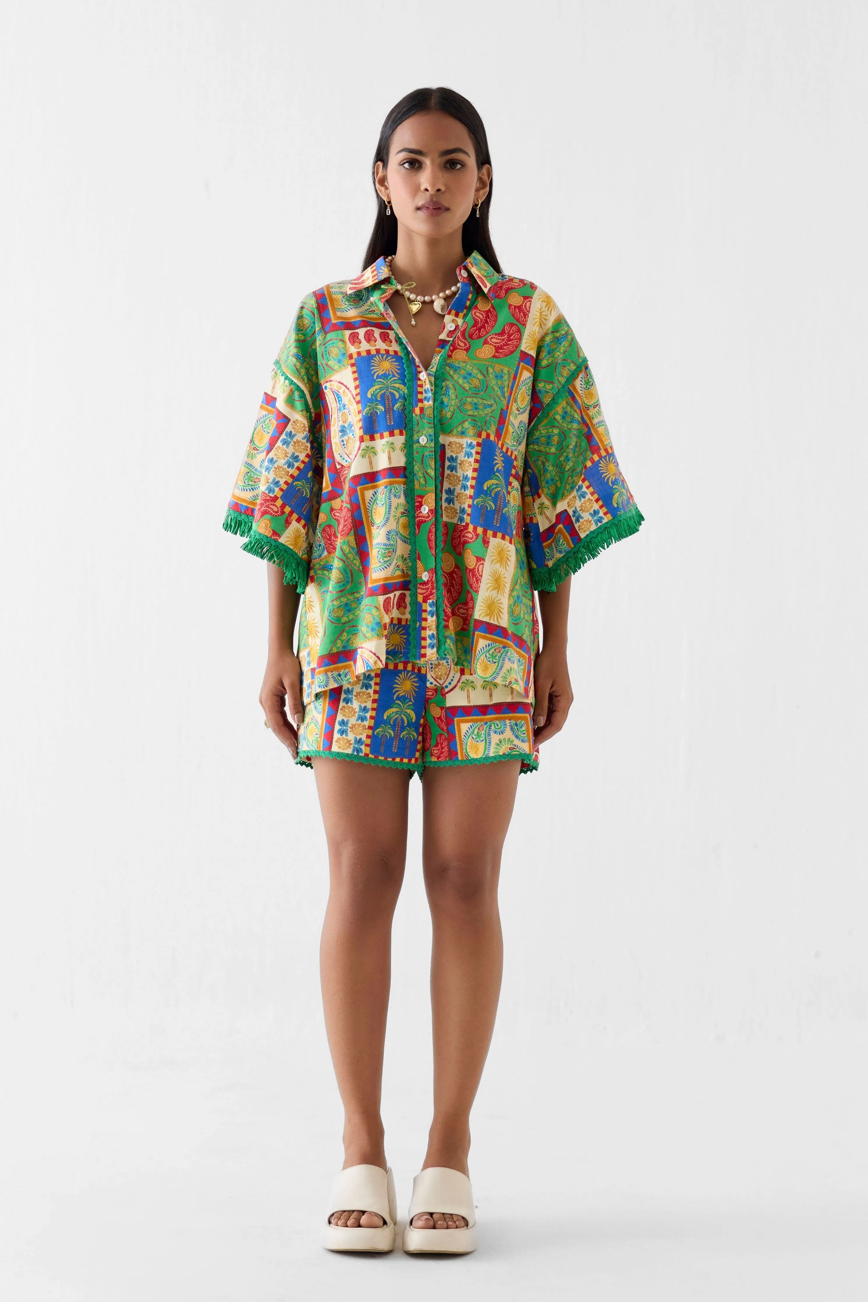 Johari Shirt & Shorts Co-Ord Set