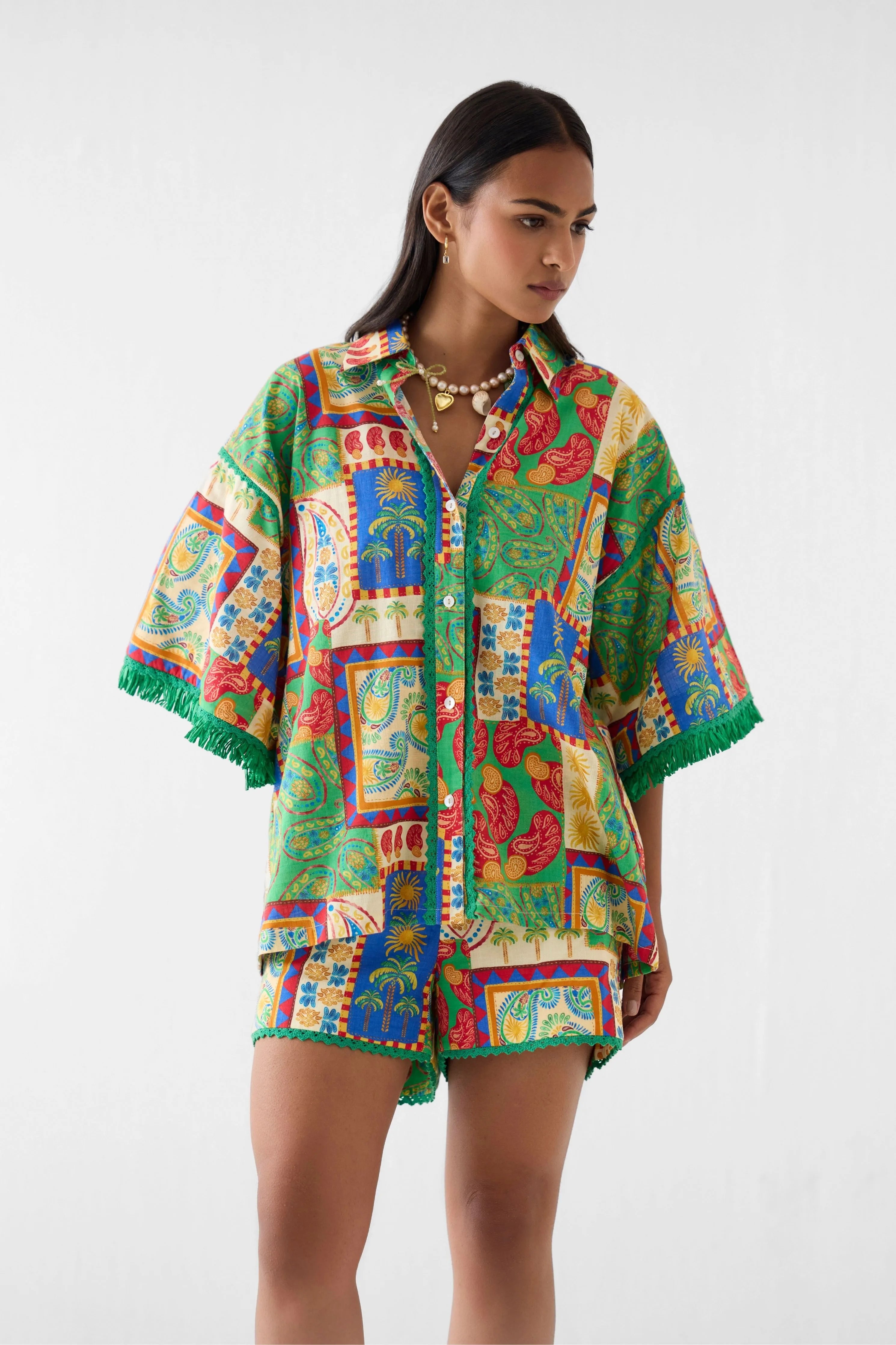 Johari Shirt & Shorts Co-Ord Set