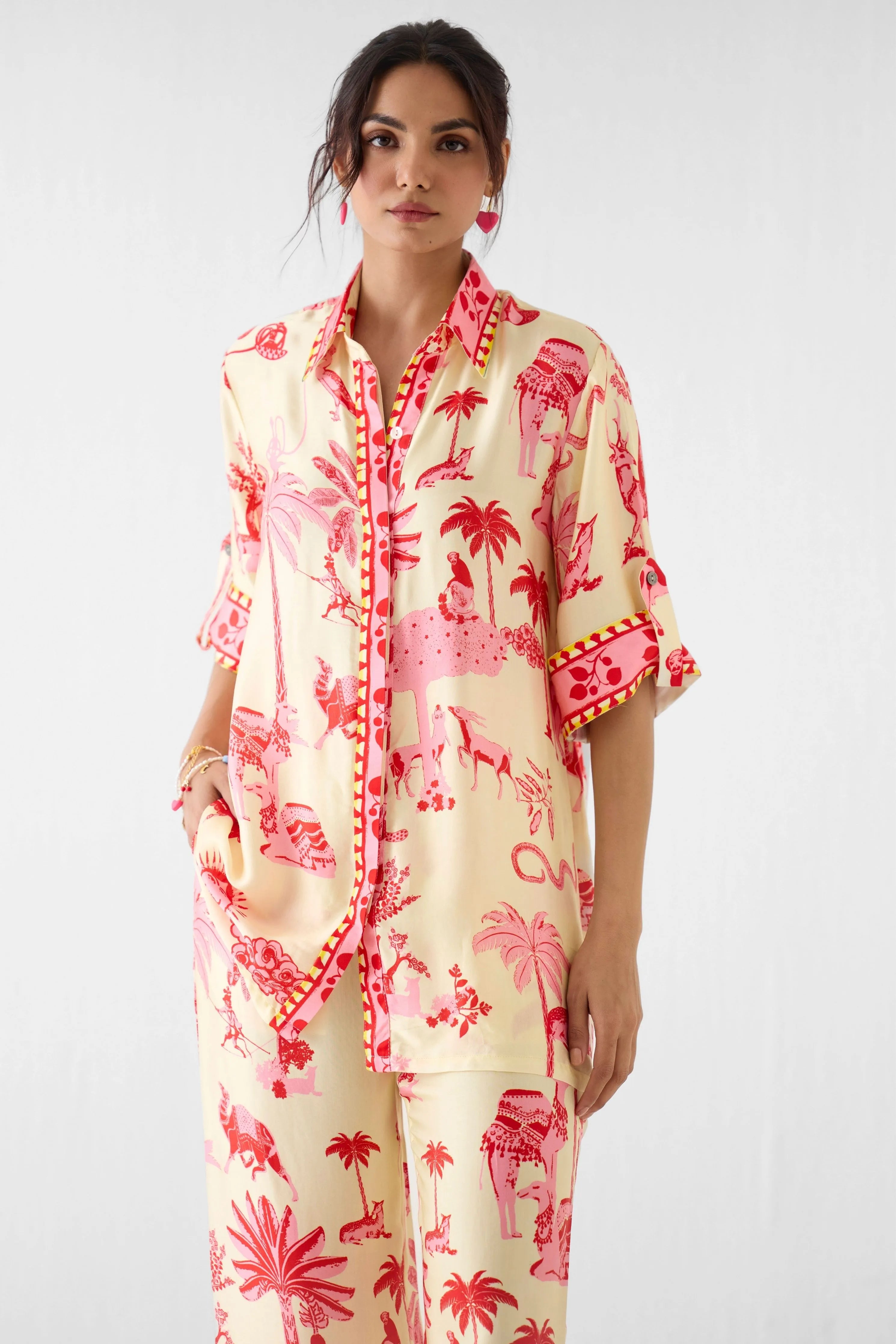 Sawai Shirt & Trousers Co-Ord Set