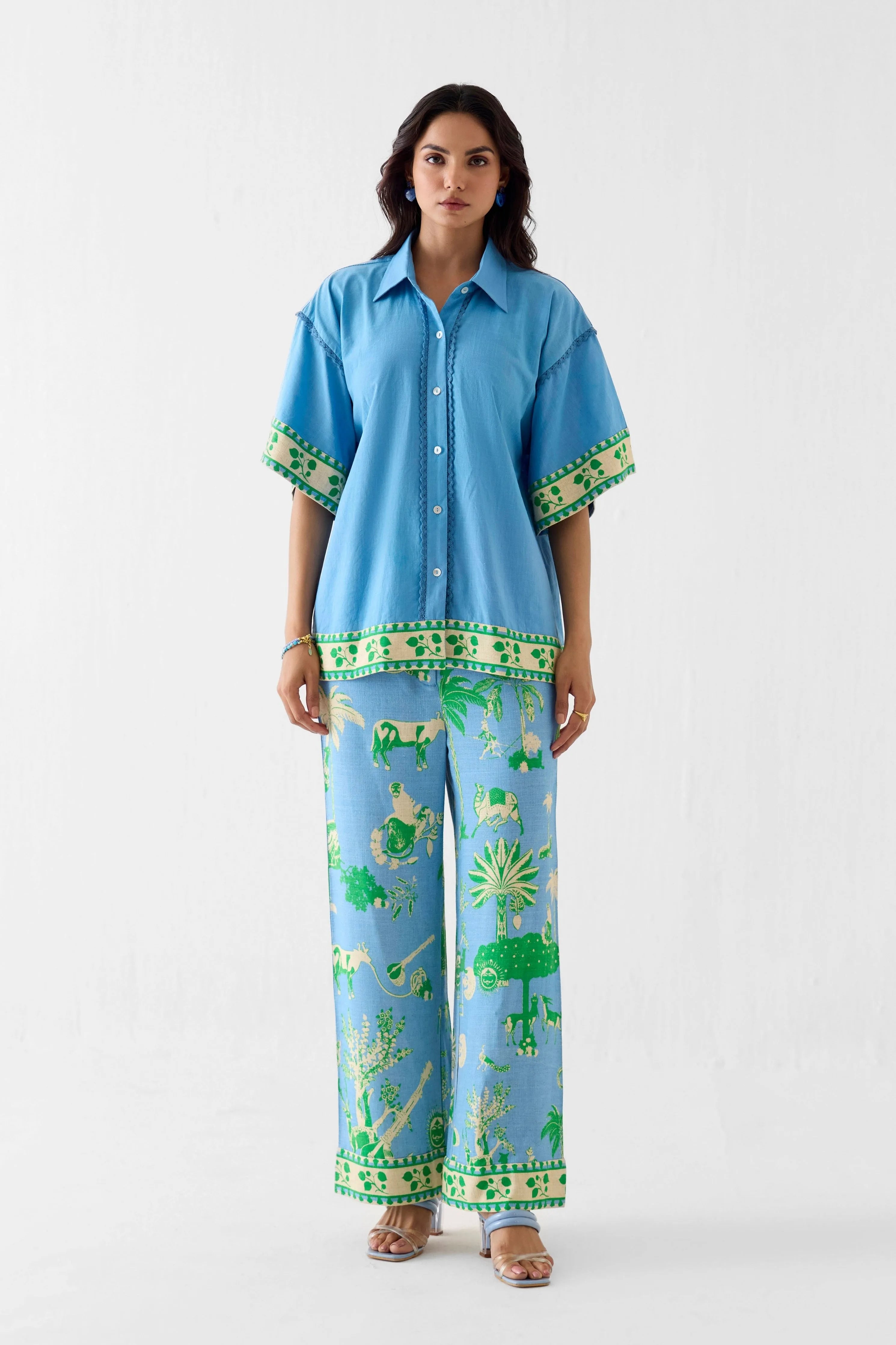 Nila Boxy Shirt & Trousers