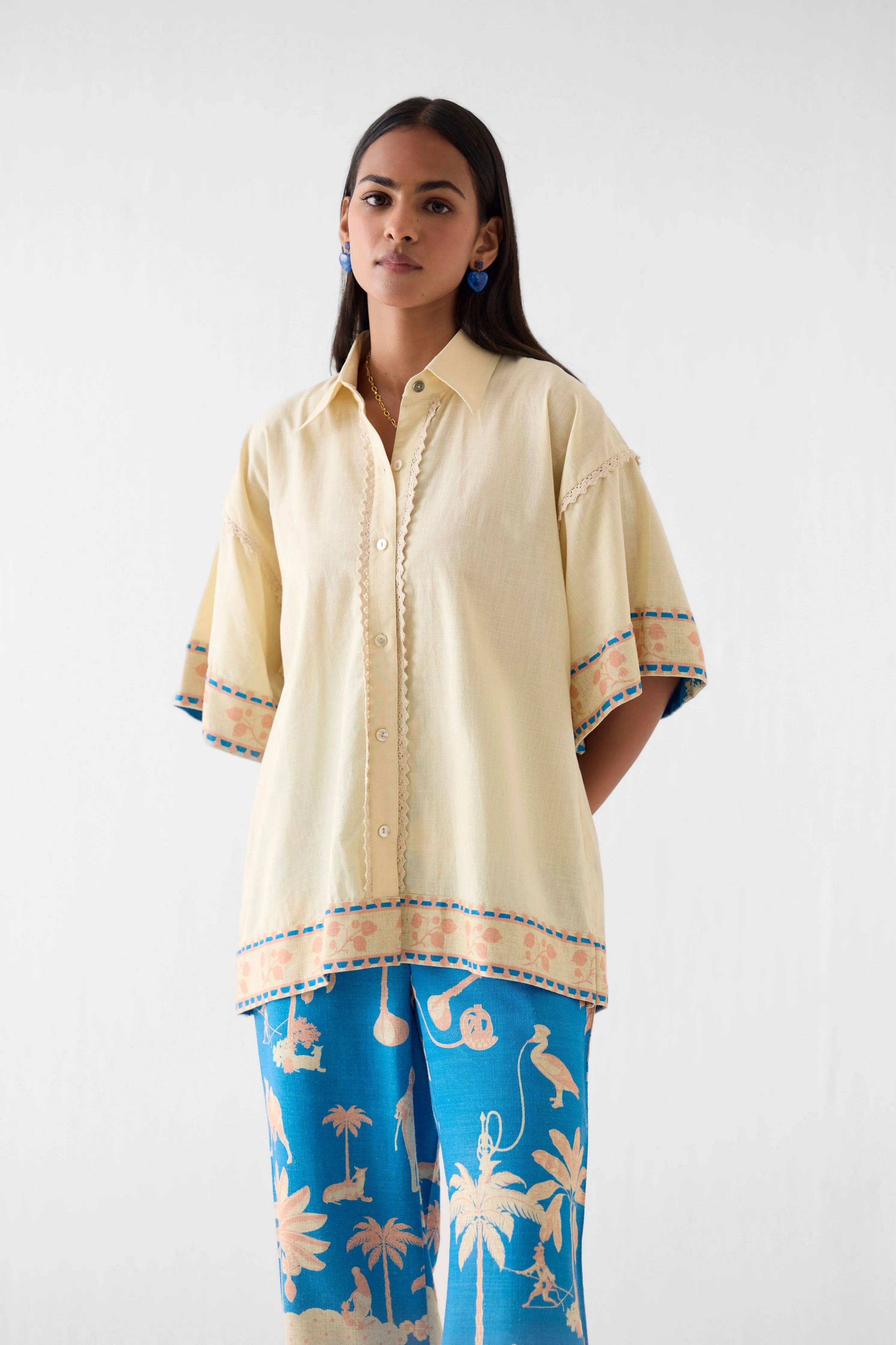 Jaipur Boxy Shirt & Trousers