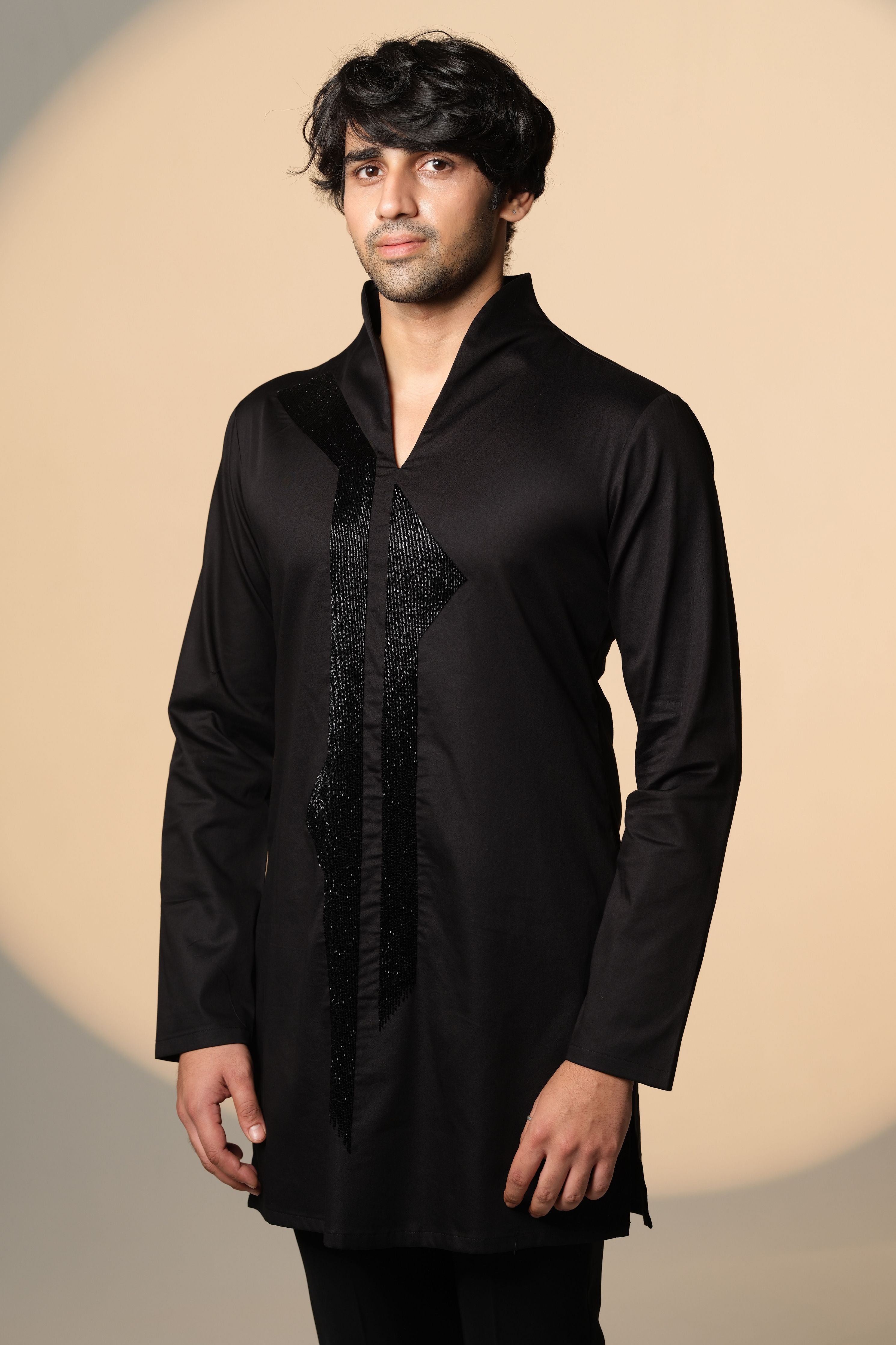 Kurta With Galaxy Straight Line
