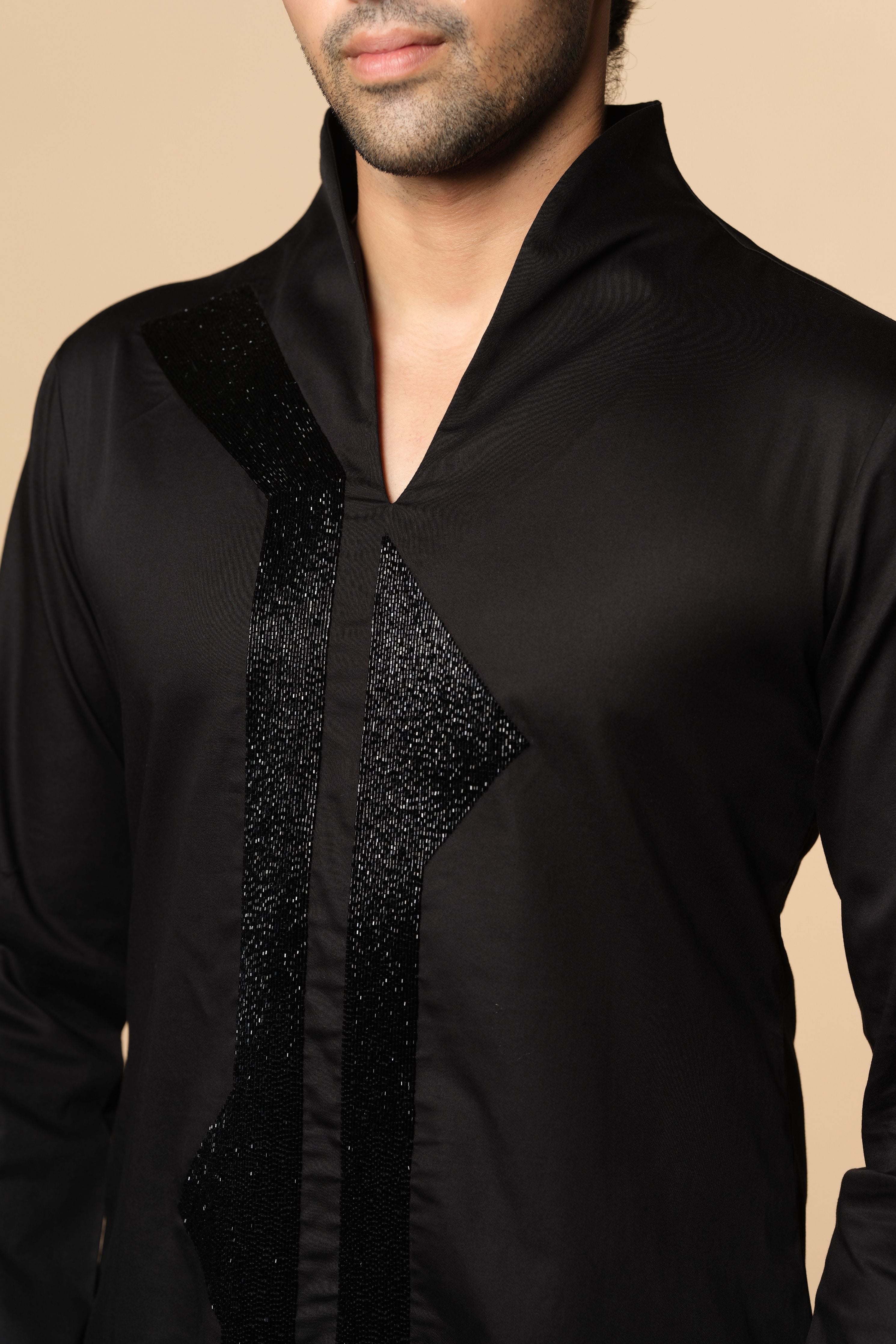 Kurta With Galaxy Straight Line