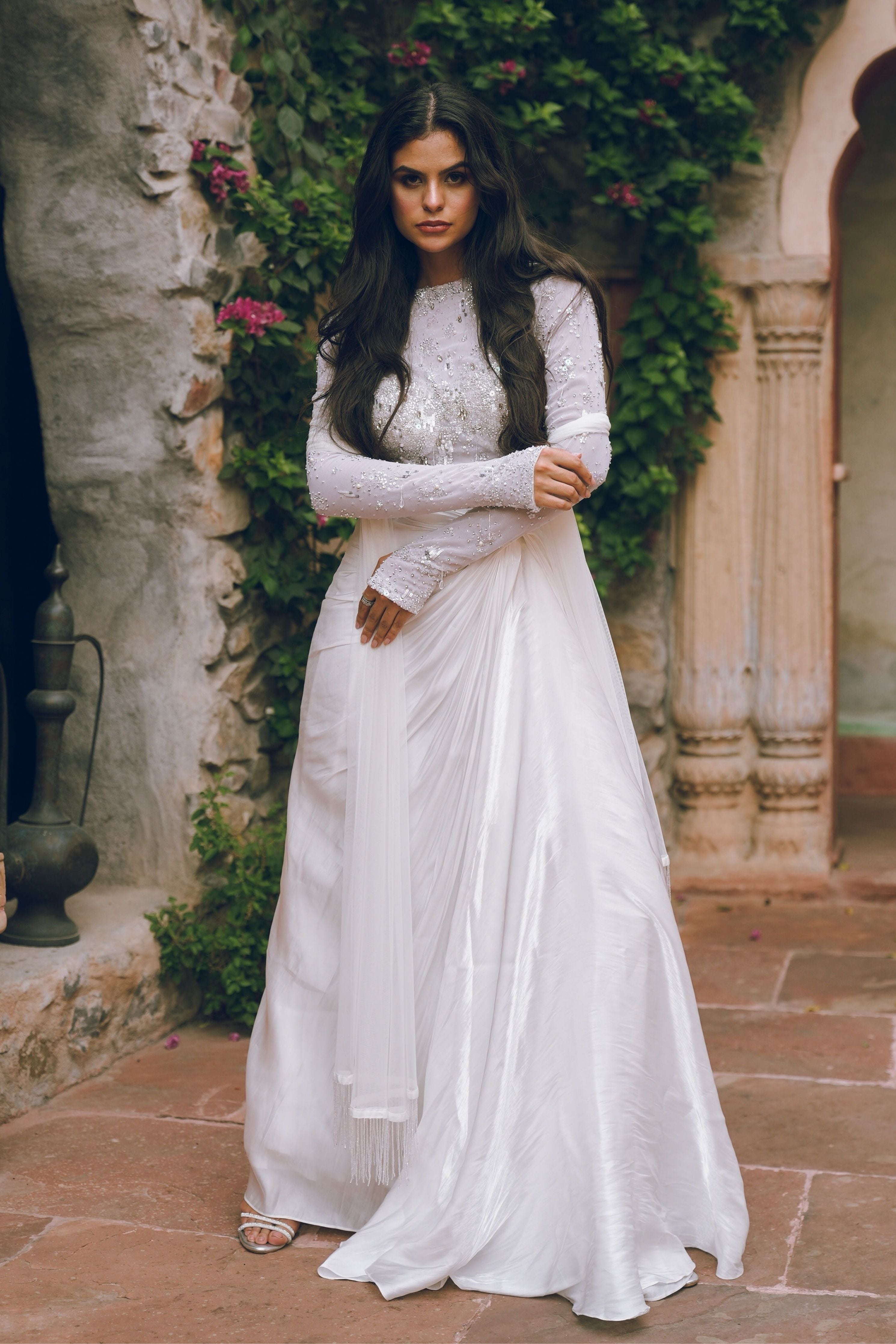 Perseverance Draped Evening Gown