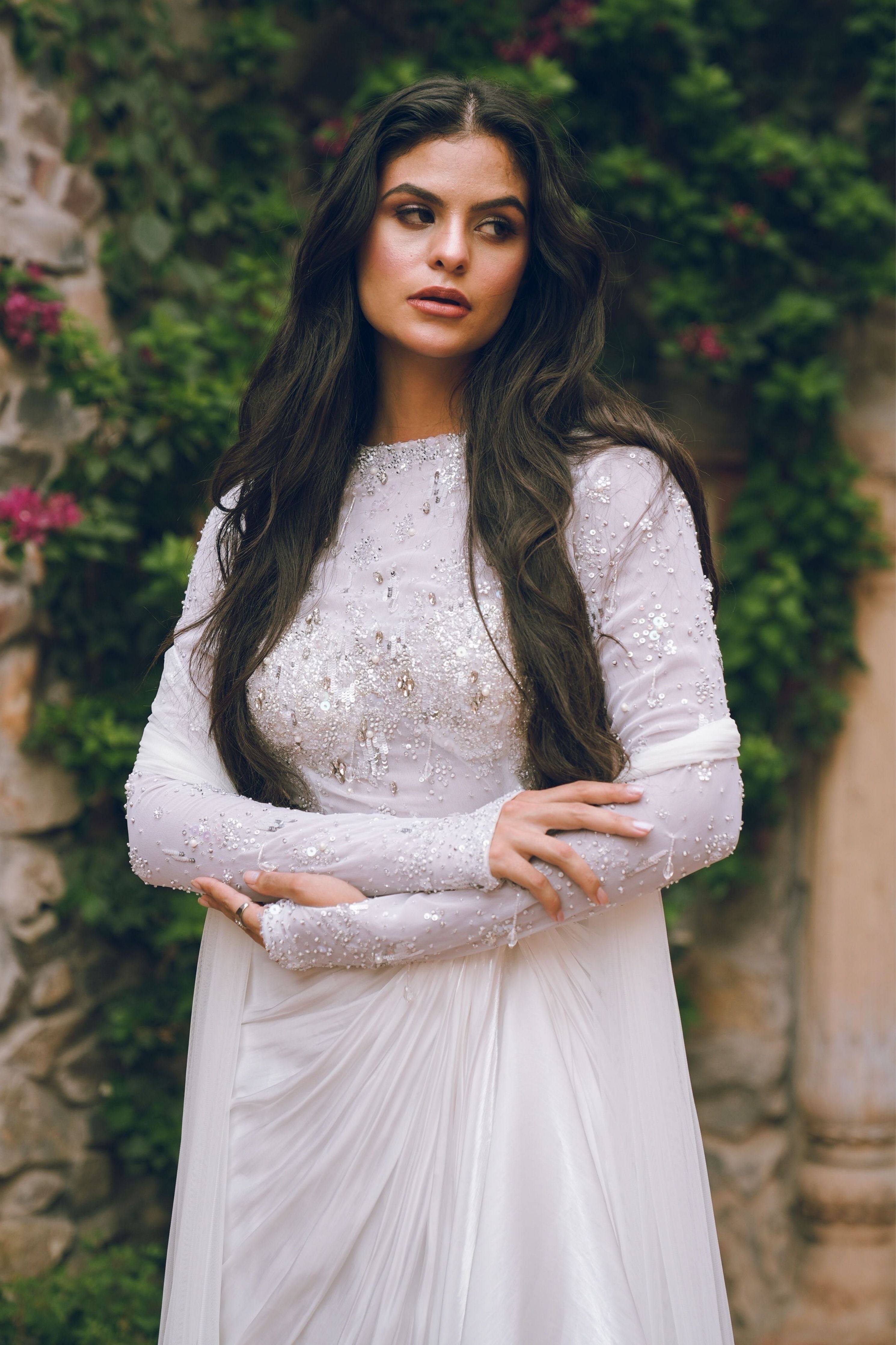 Perseverance Draped Evening Gown