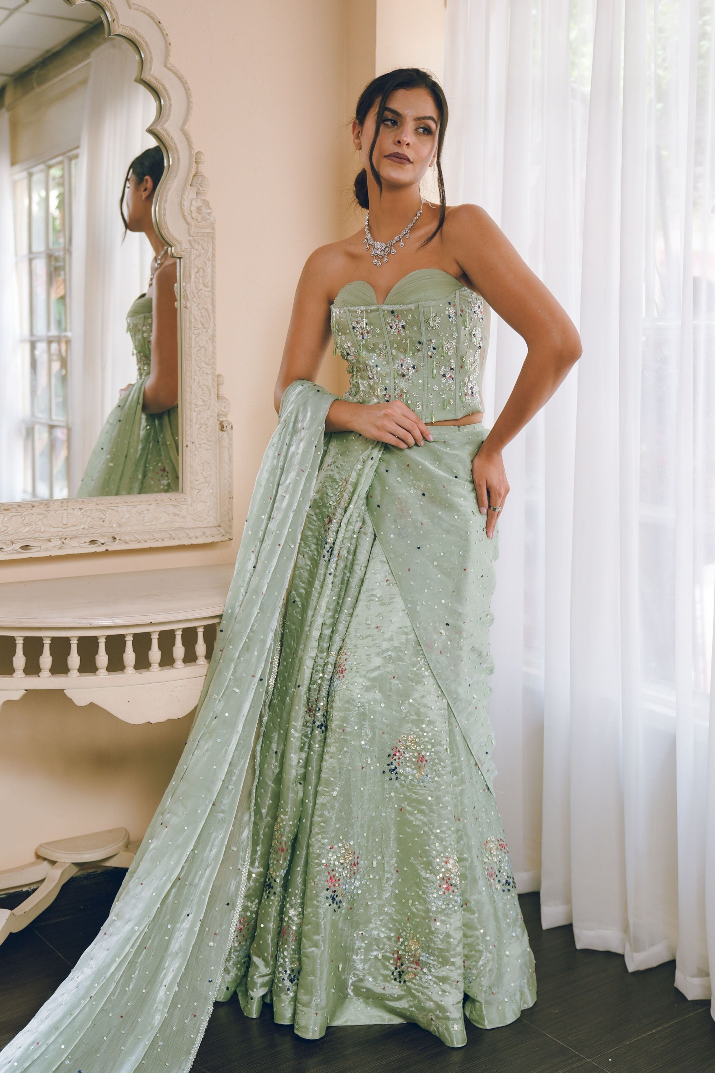 Silent strength Corset Draped Saree