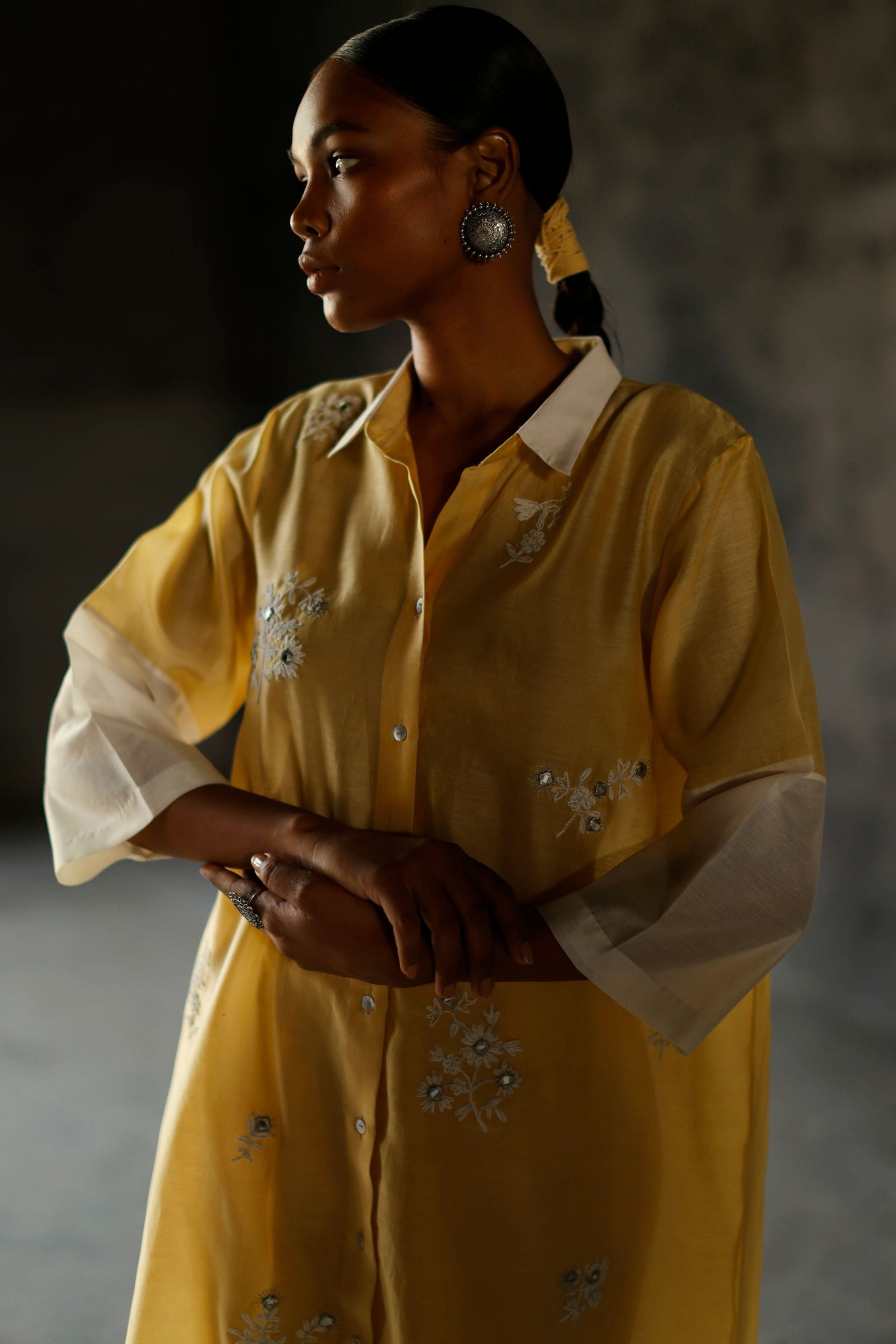 Yellow Yami Tunic Set