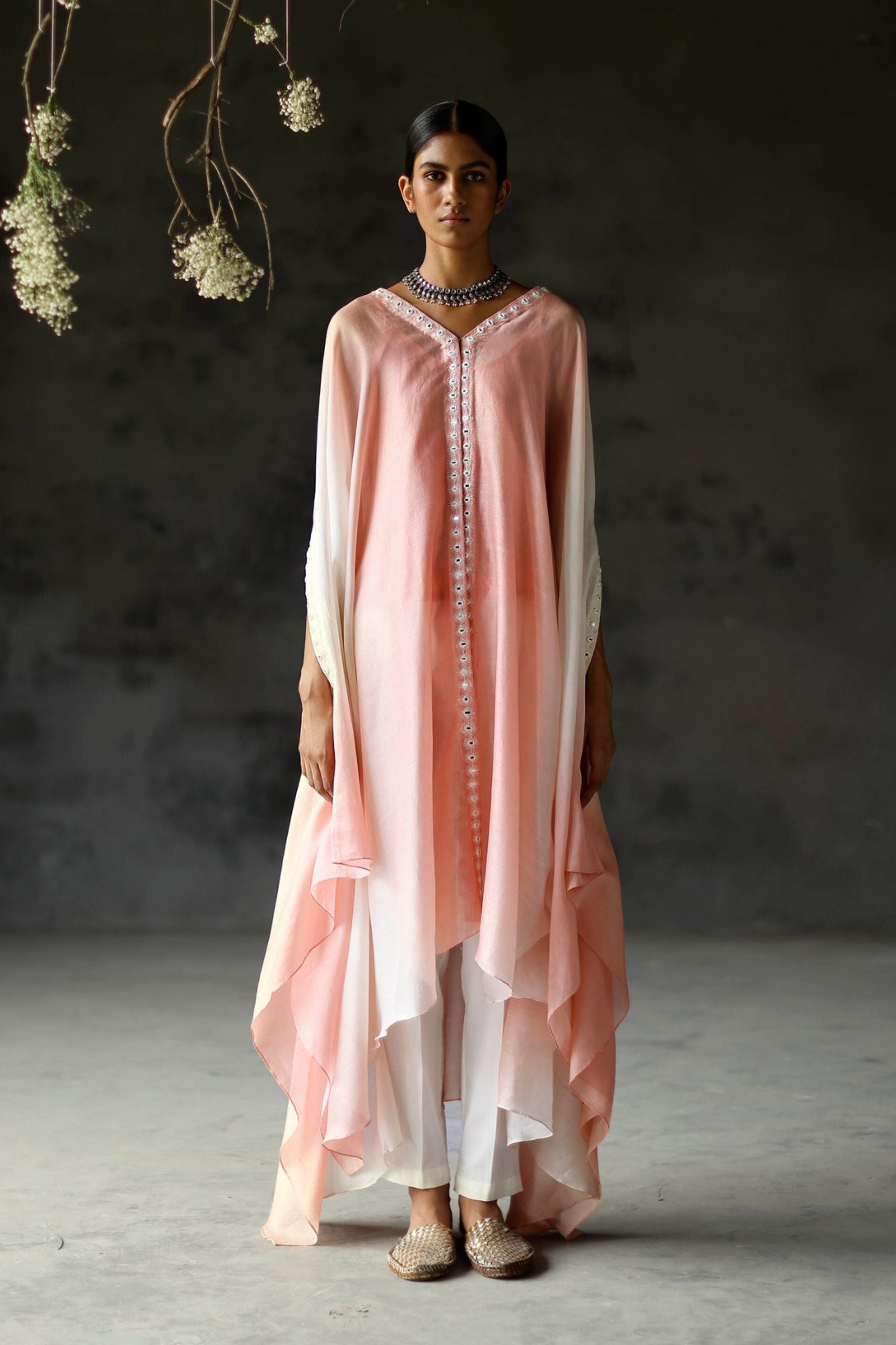 Gulabi Norah Cape Set