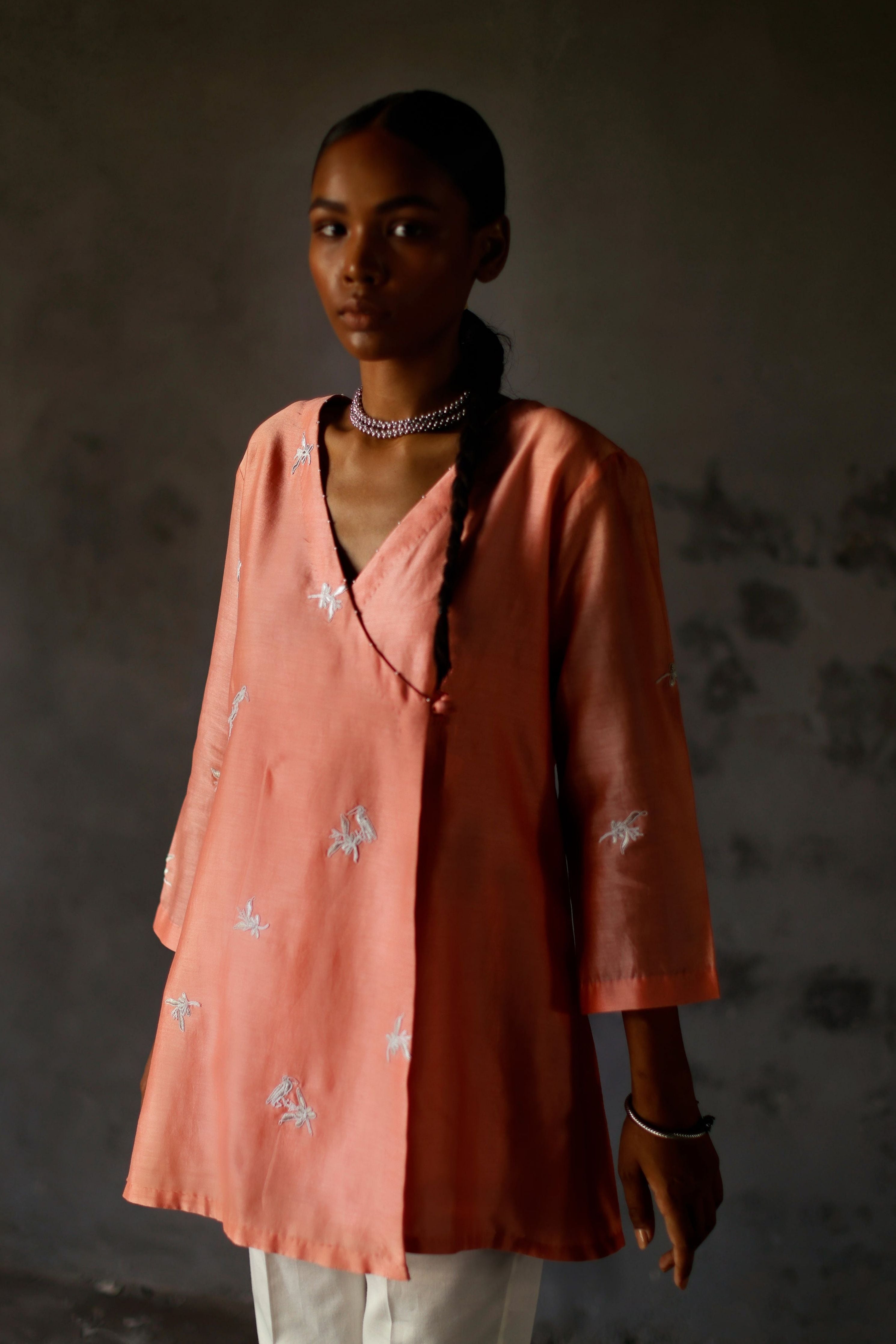 Coral Raavi Co-Ord Set