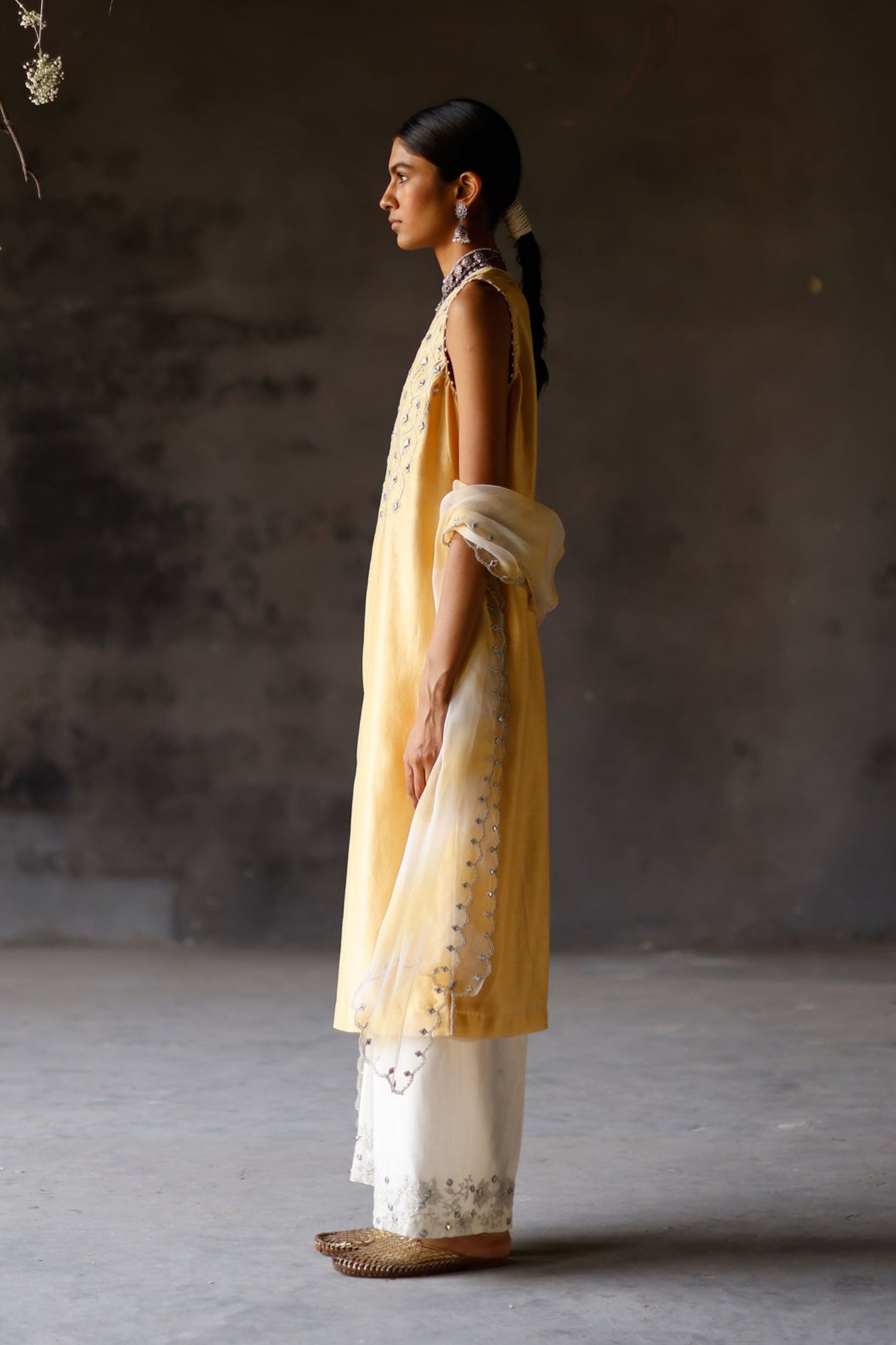 Yellow Mauli Kurta Set