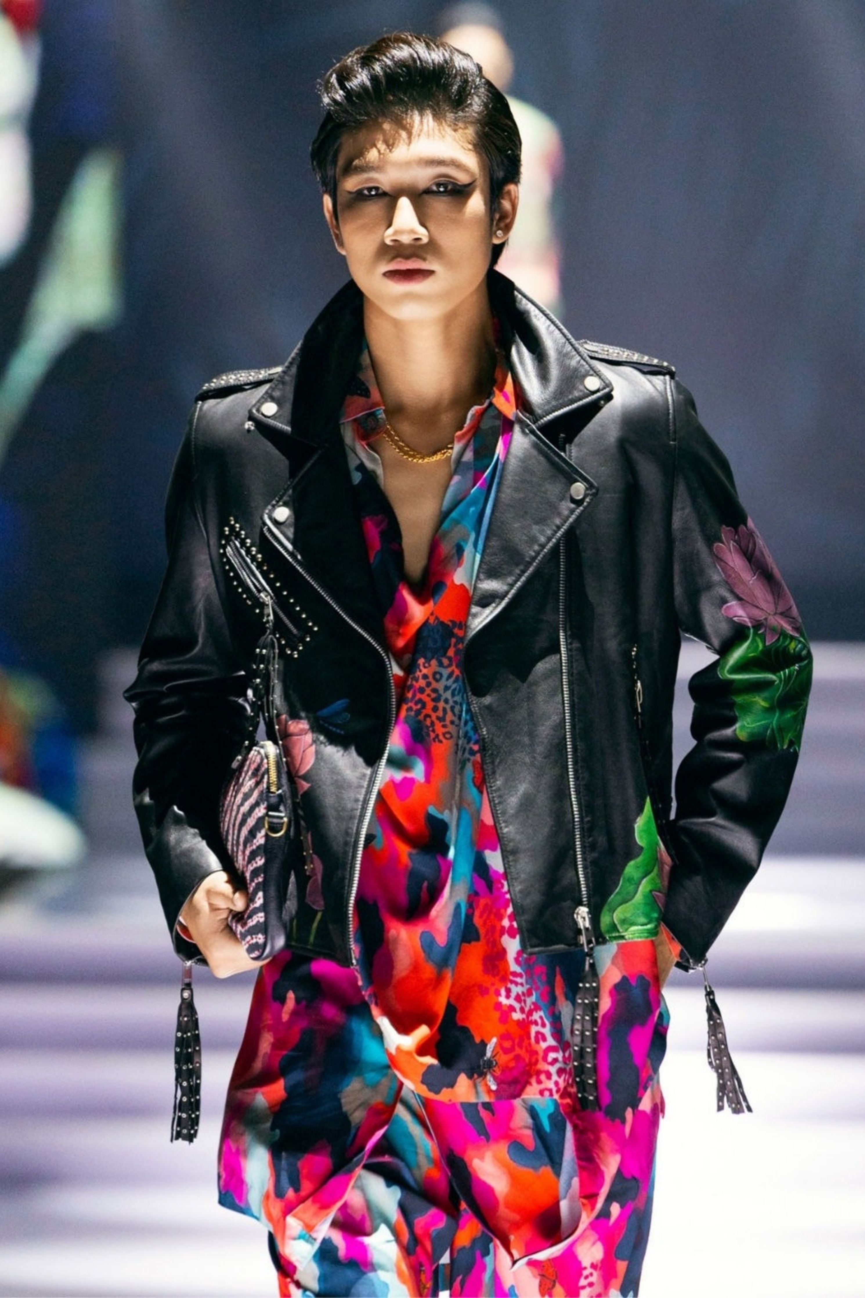 Leh Cowl Printed Coord Set by Mr. Ajay Kumar