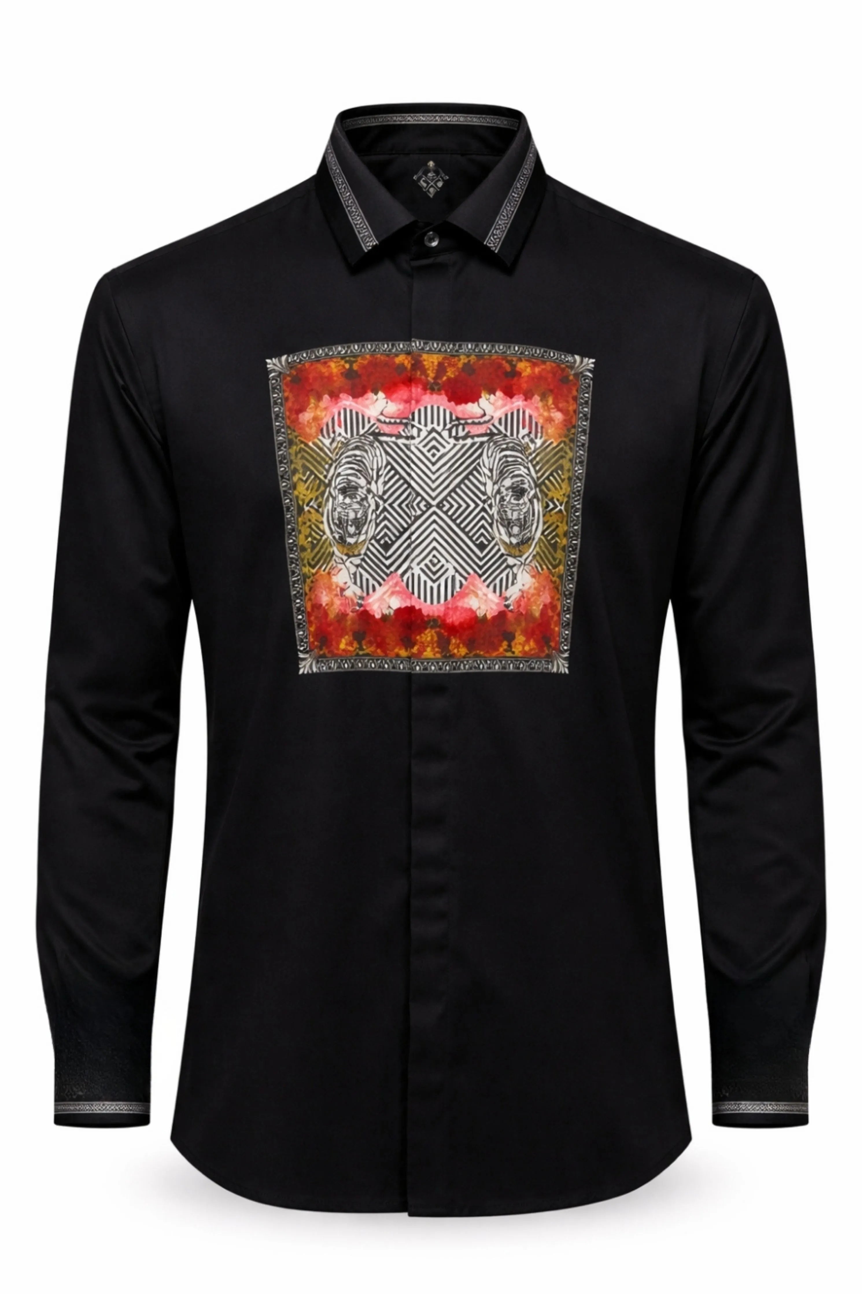Dual Tiger Centre Print Shirt