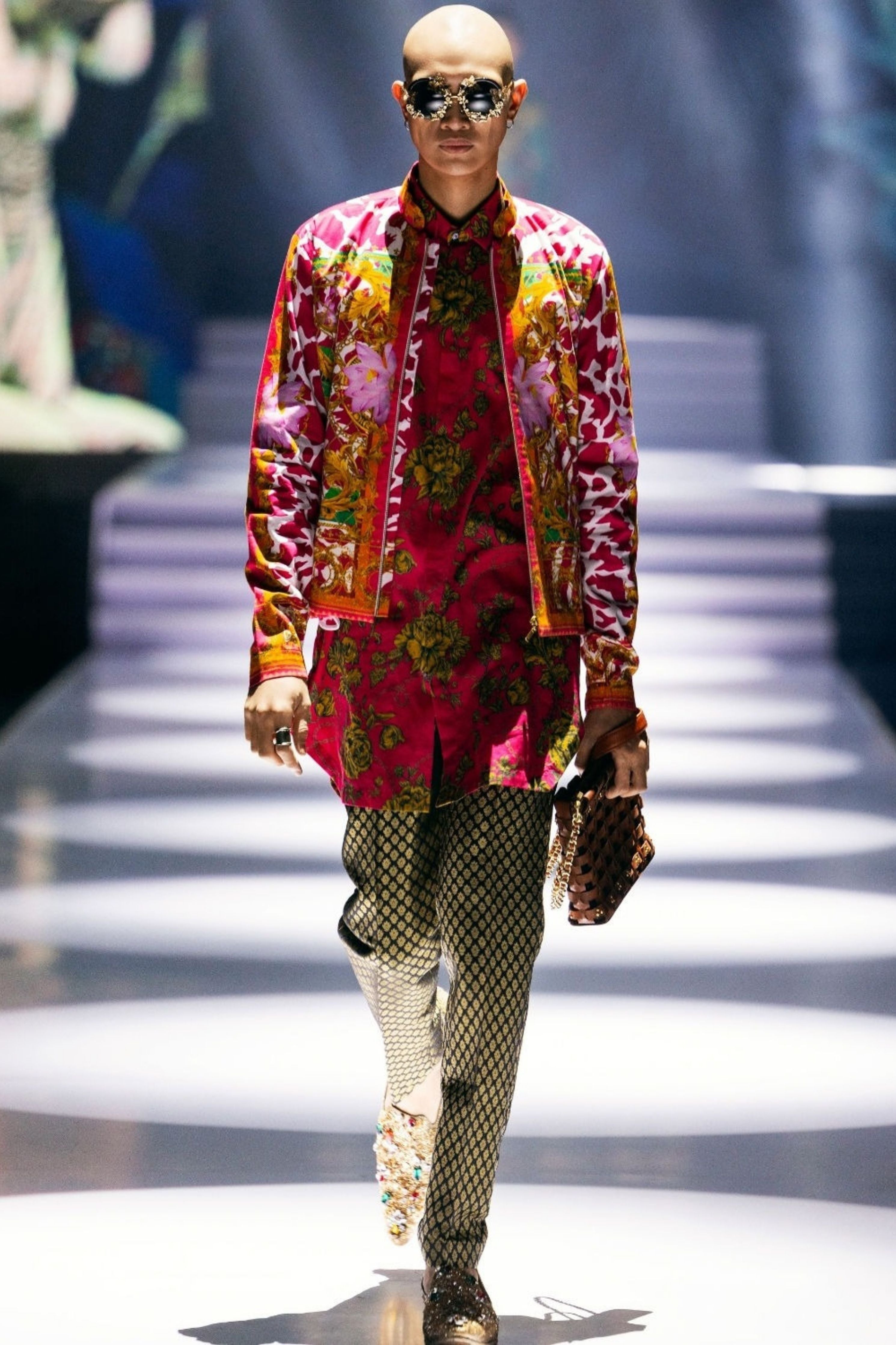 Gillard Engineered Printed Bomber Jacket