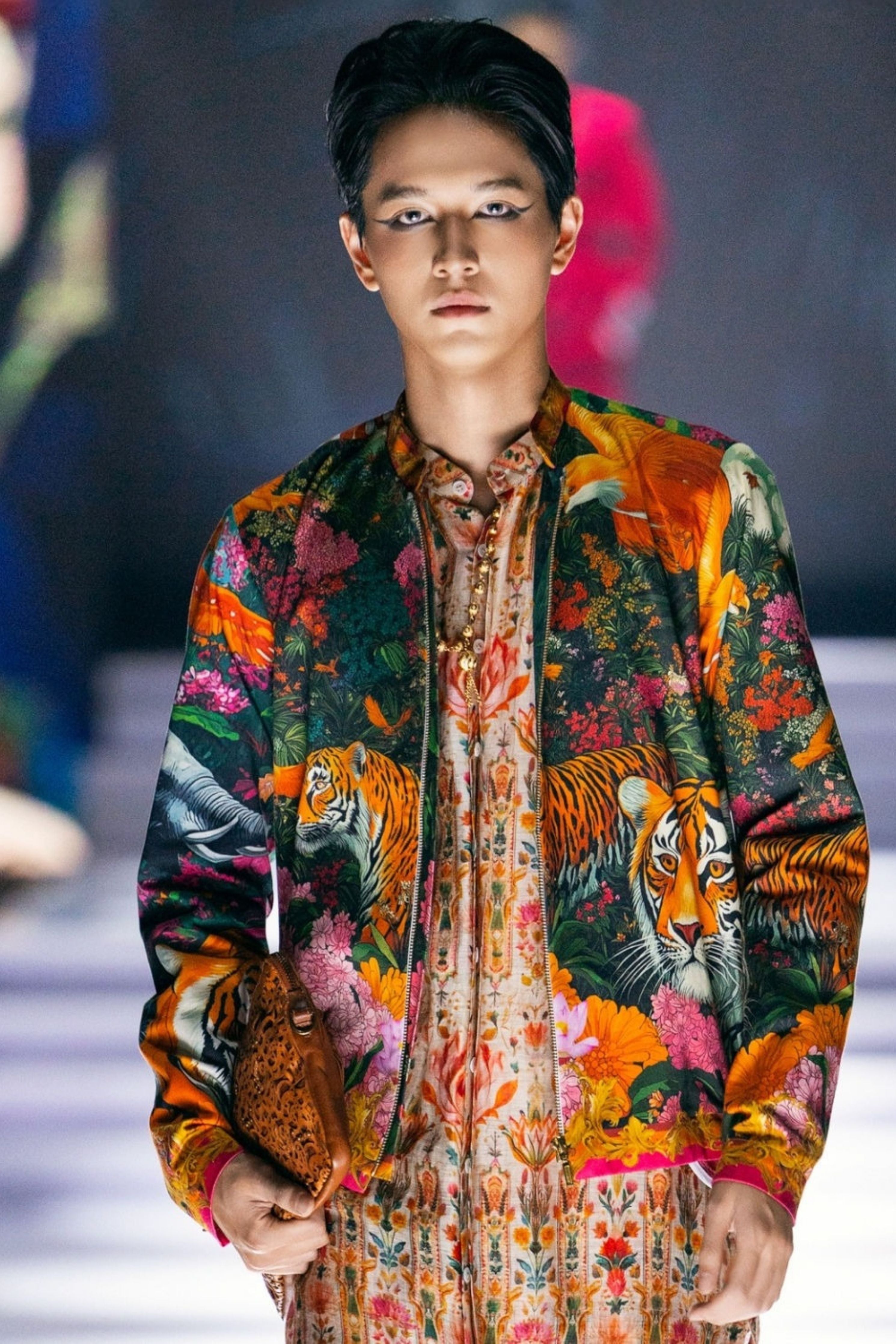 Stratus Engineered Printed Bomber Jacket