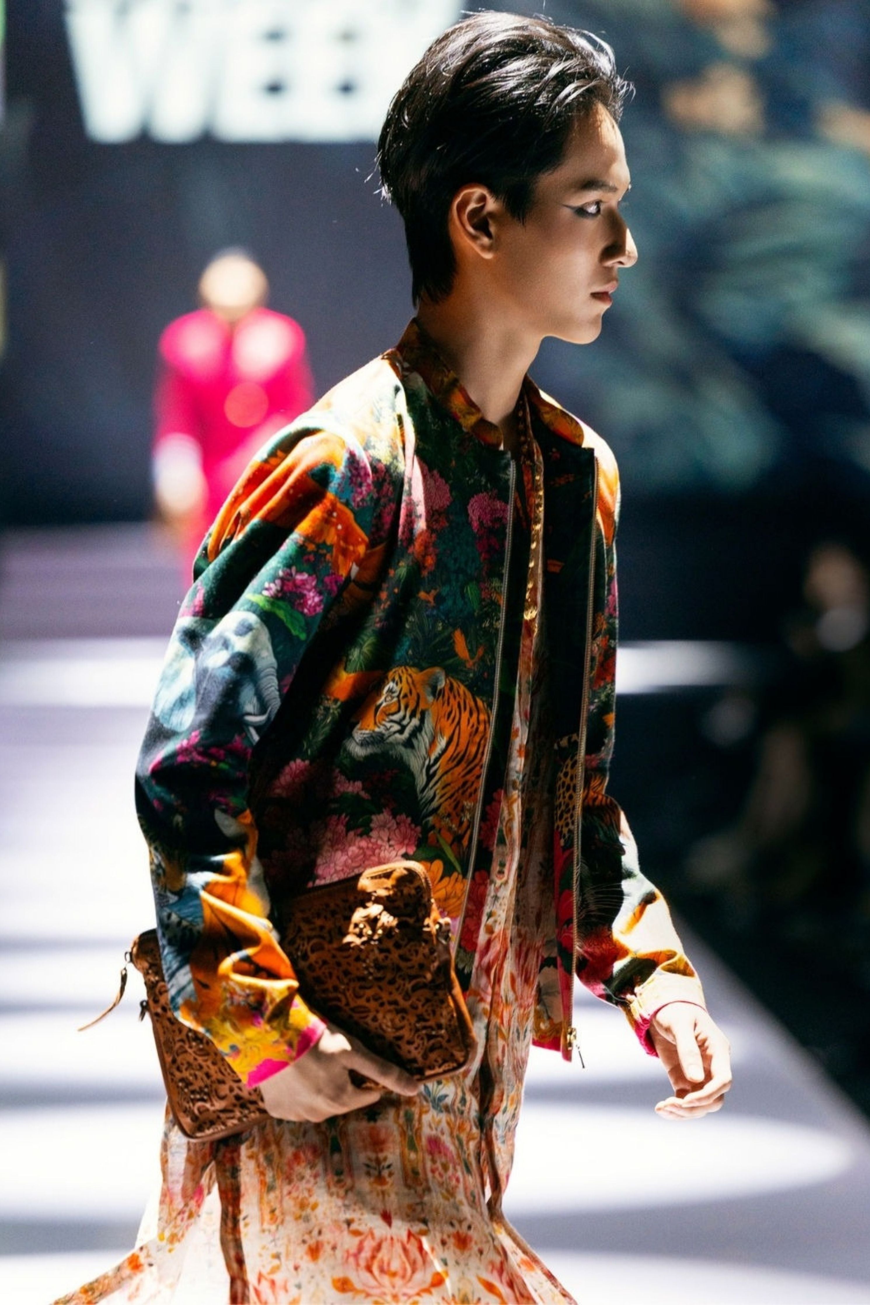 Stratus Engineered Printed Bomber Jacket