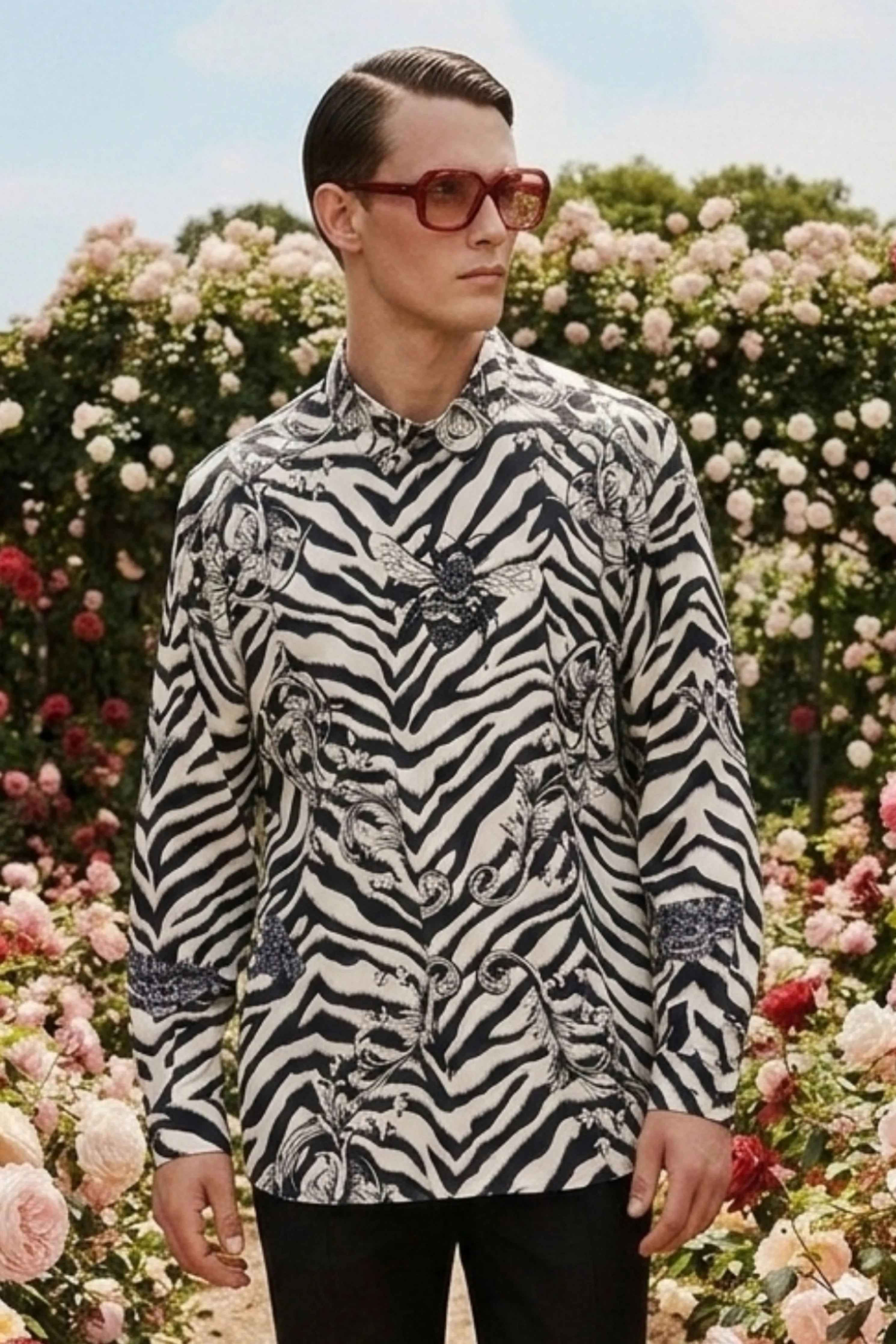 Namast Animal Printed Shirt