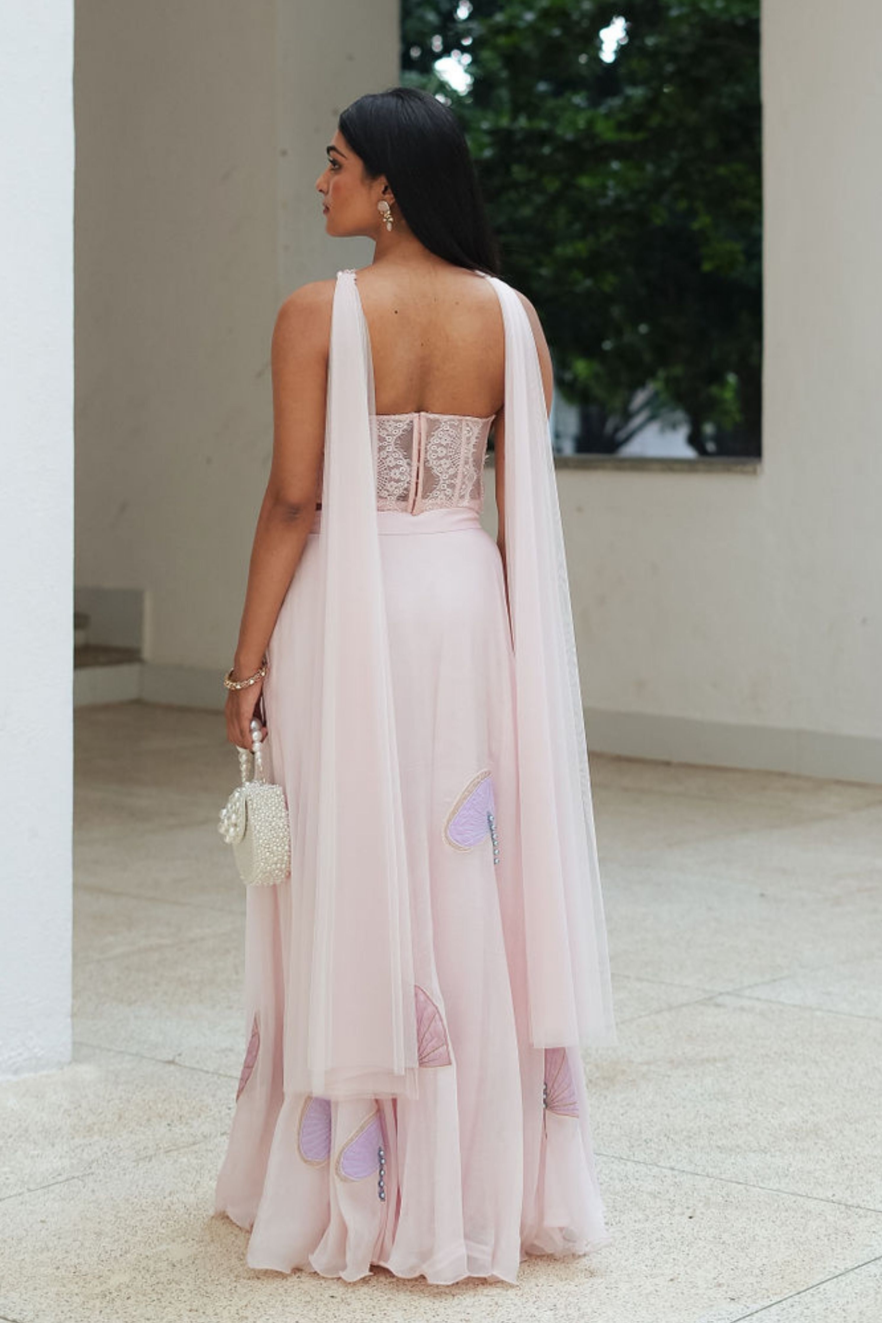 Pink Chantily Co-ord Set